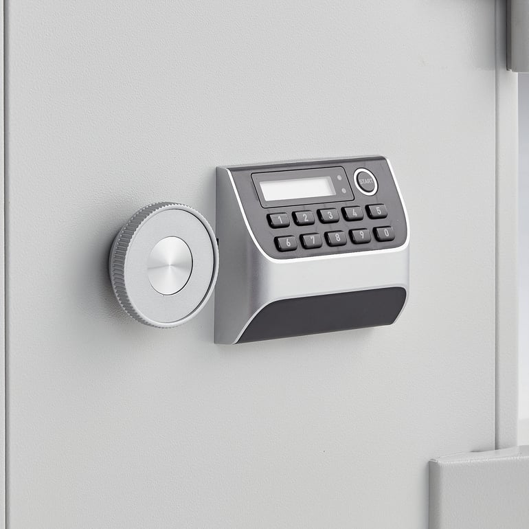 Fireproof document safe SHIELD, electronic lock, 535x410x445 mm, 40 L ...