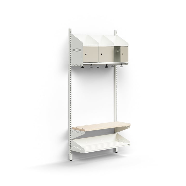 Shoe Storage Vertical Wall Mounted Coat Rack Ikea Oak Hallway Coat