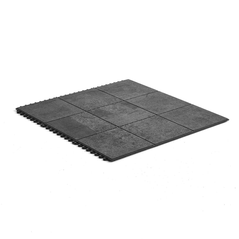 Modular matting for workshop floors MODULE, 910x910 mm | AJ Products UK