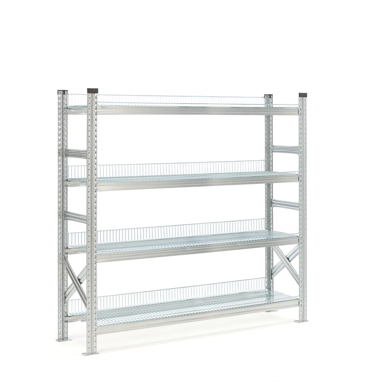 Galvanised shelving