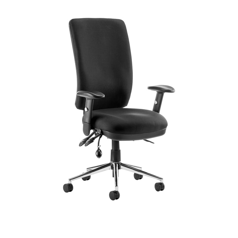 Black ergonomic office chair