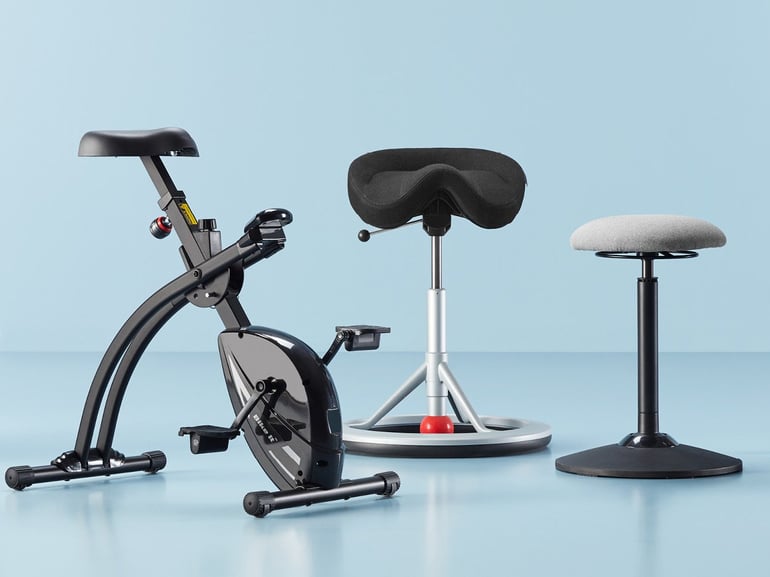 Aktyvaus sėdėjimo kėdės