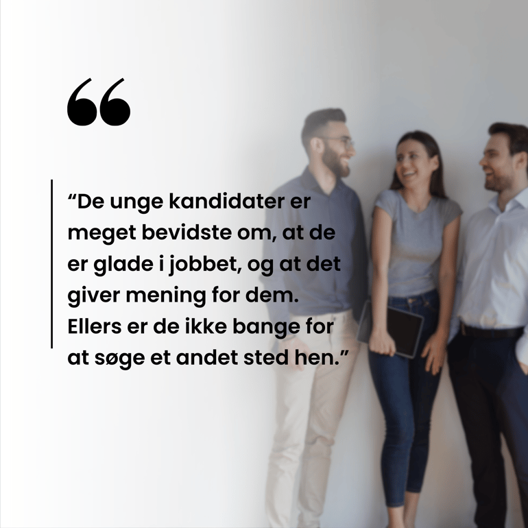 Citat om unge kandidater i job