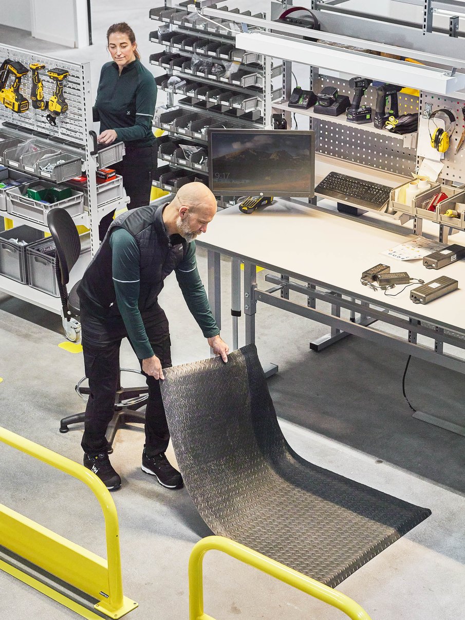Work Mat Design Examples Ease Your Body With a Workplace Mat | AJ Products UK