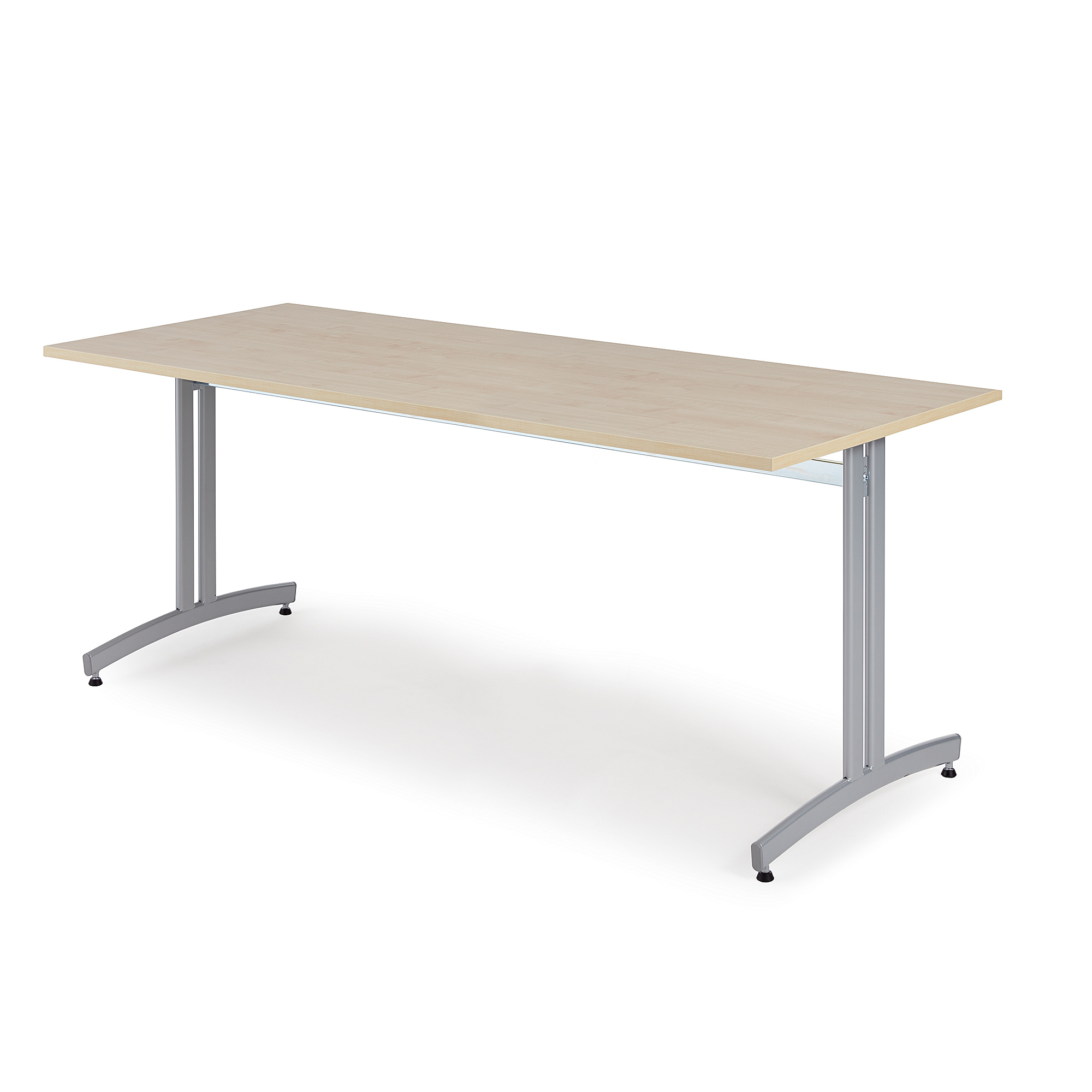 Jedálenský stôl SANNA, 1800x800 mm, breza / šedá