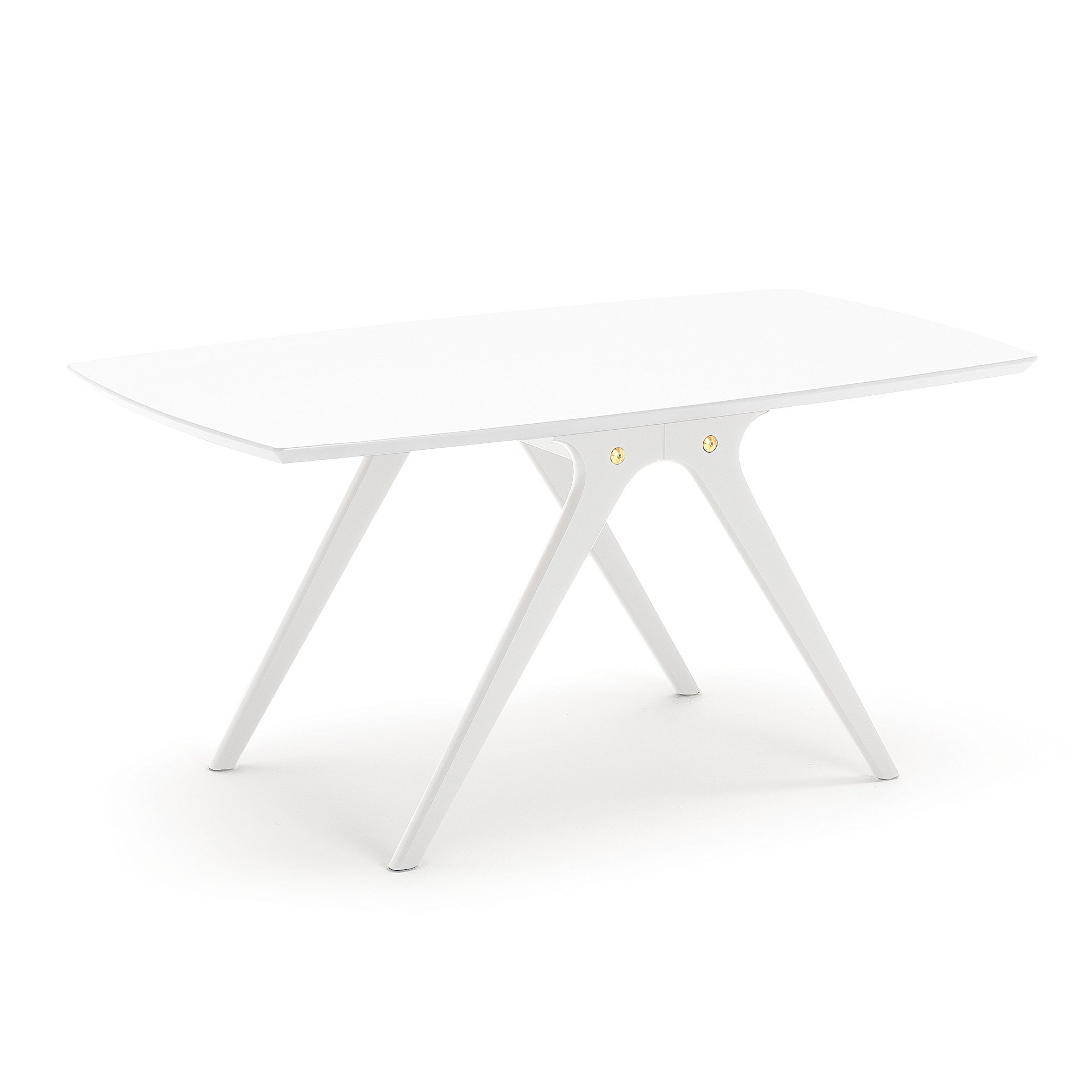 Konferenčný stolík SWING, 1100x600x520 mm, biely