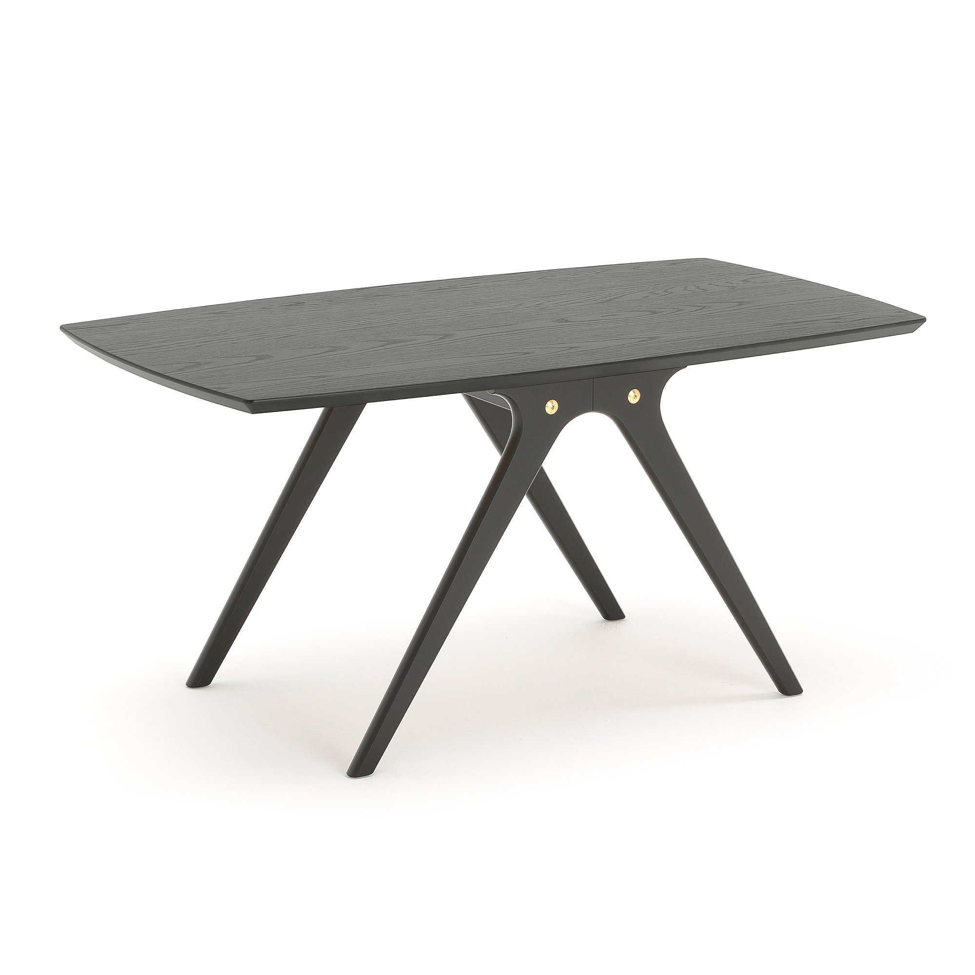 E-shop Konferenčný stolík SWING, 1100x600x520 mm, čierno morený dub