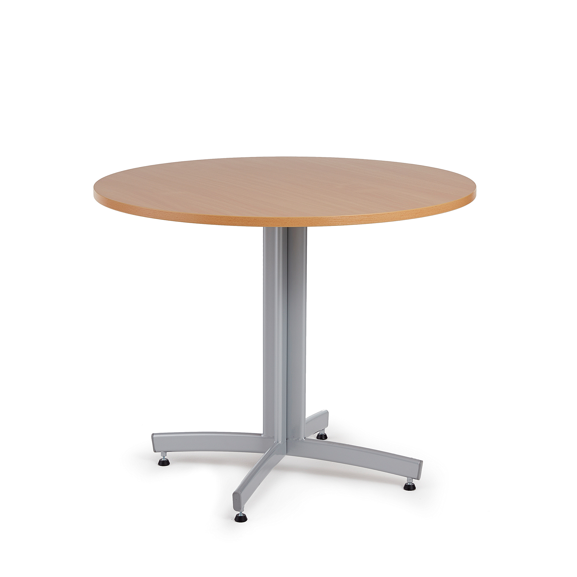 Jedálenský stôl SANNA, okrúhly Ø 900 x V 720 mm, buk / šedá