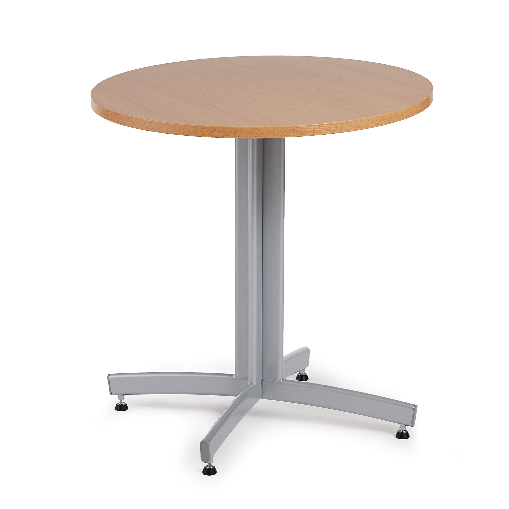 Jedálenský stôl SANNA, okrúhly Ø 700 x V 720 mm, buk / sivá