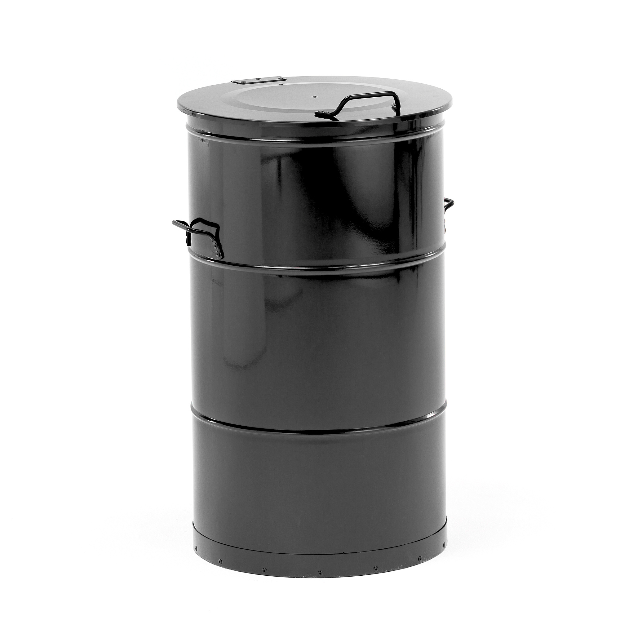 Kovová nádoba na horľavý odpad LISTON, 115 L, čierna