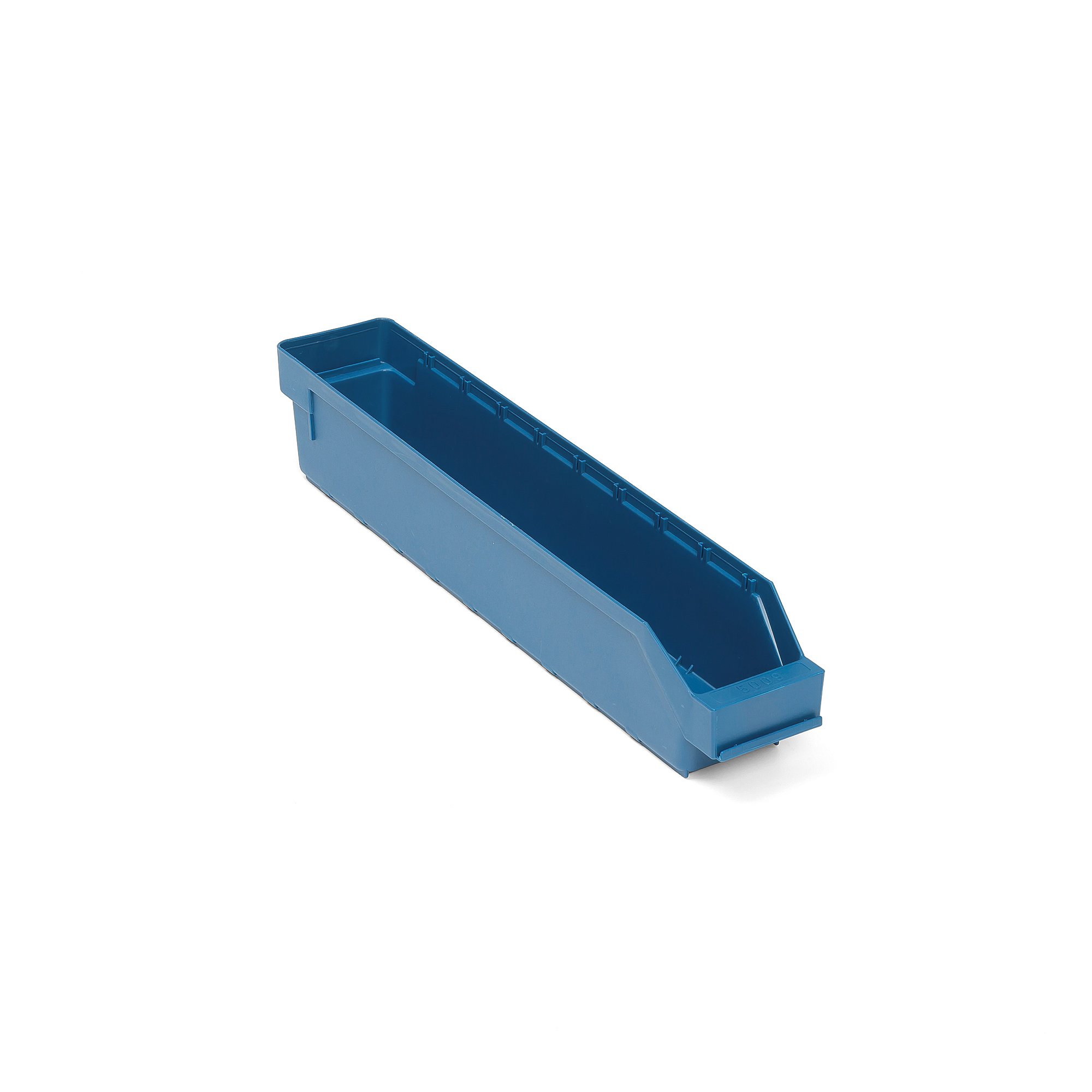 Plastový box na súčiastky REACH, Š 90 x H 500 x V 95 mm, modrý