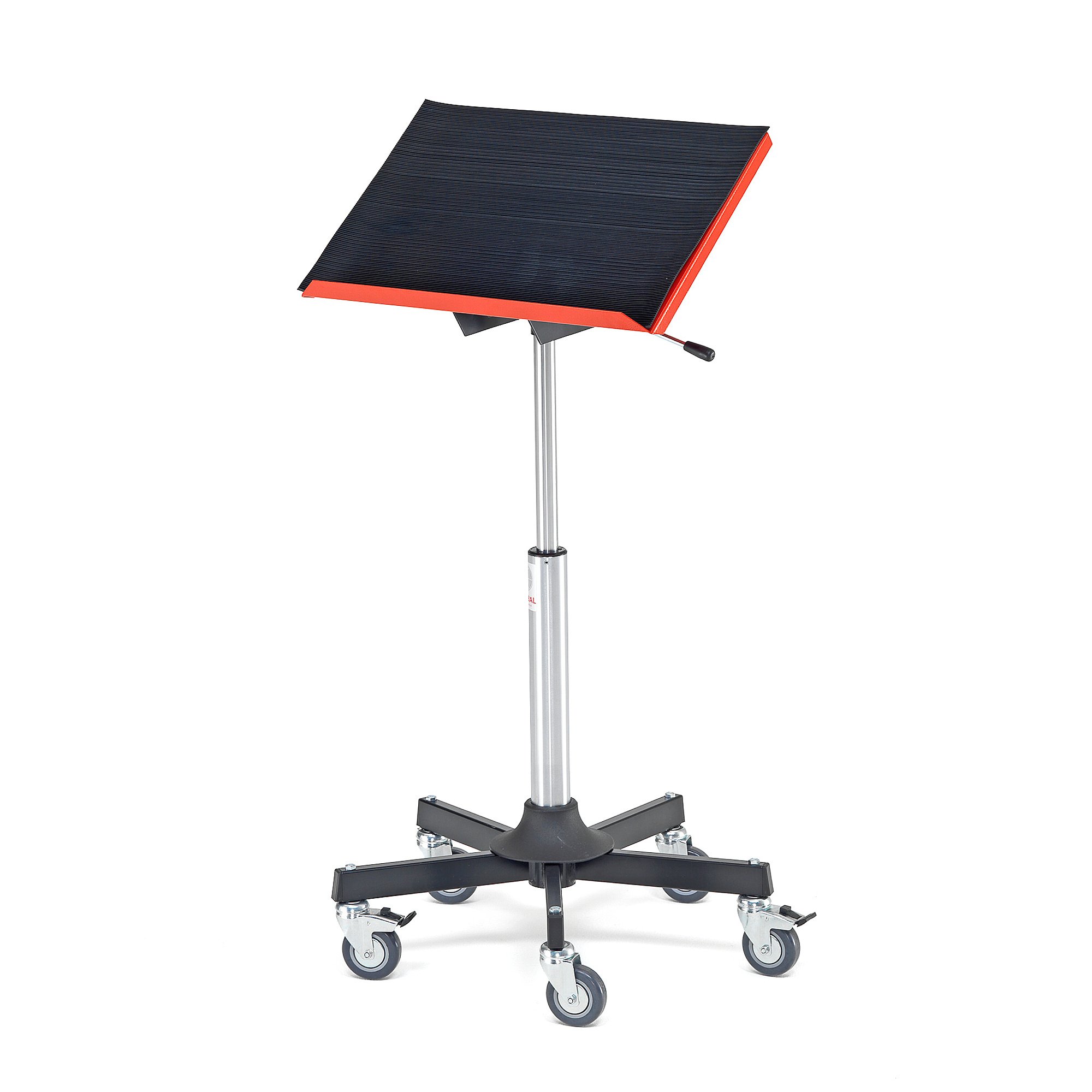 E-shop Montážny stôl na kolieskach, Š 500 x H 350 mm,výškovo nastaviteľ.620-875 mm