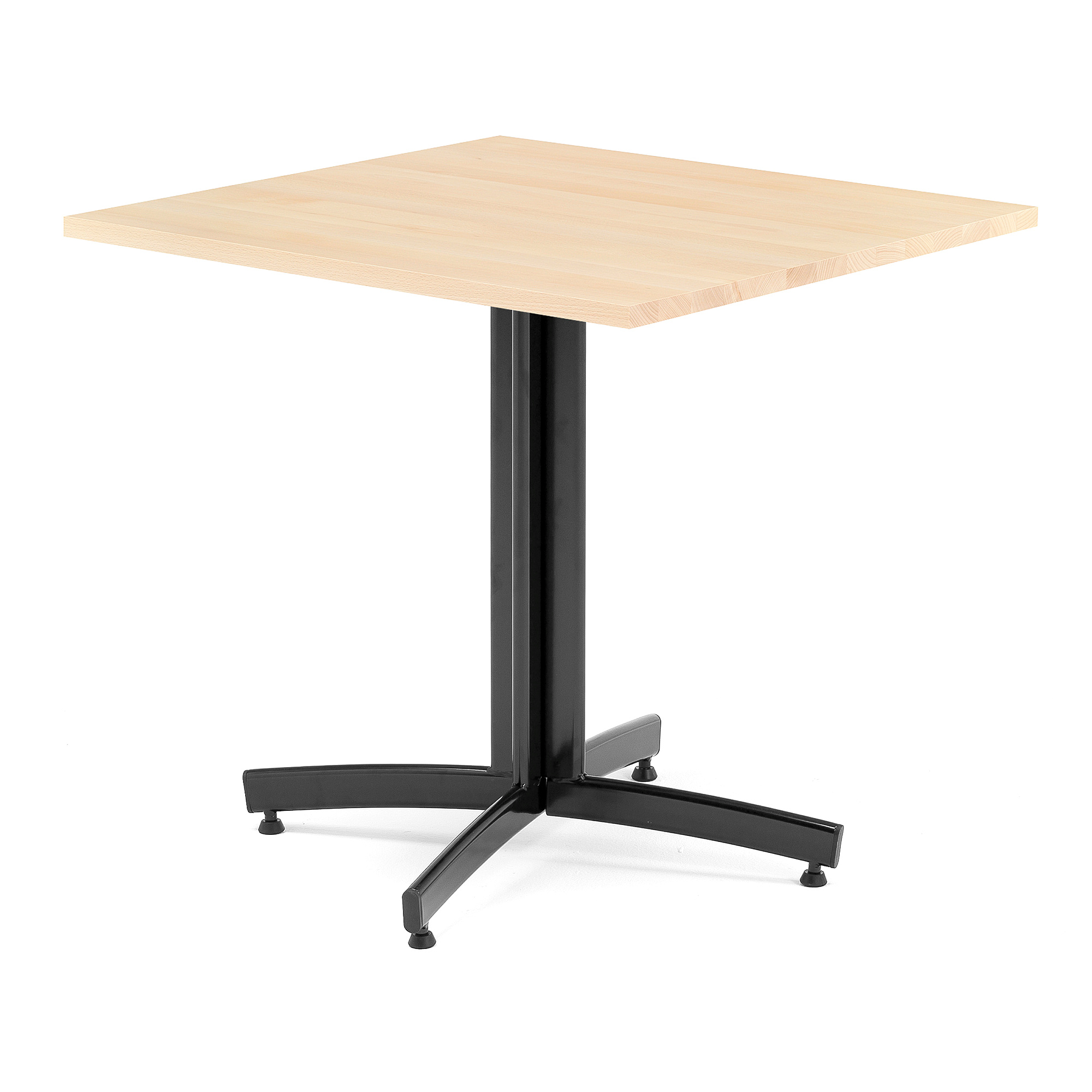 Kavárenský stolek SANNA, 700x700 mm, masiv buk/černá