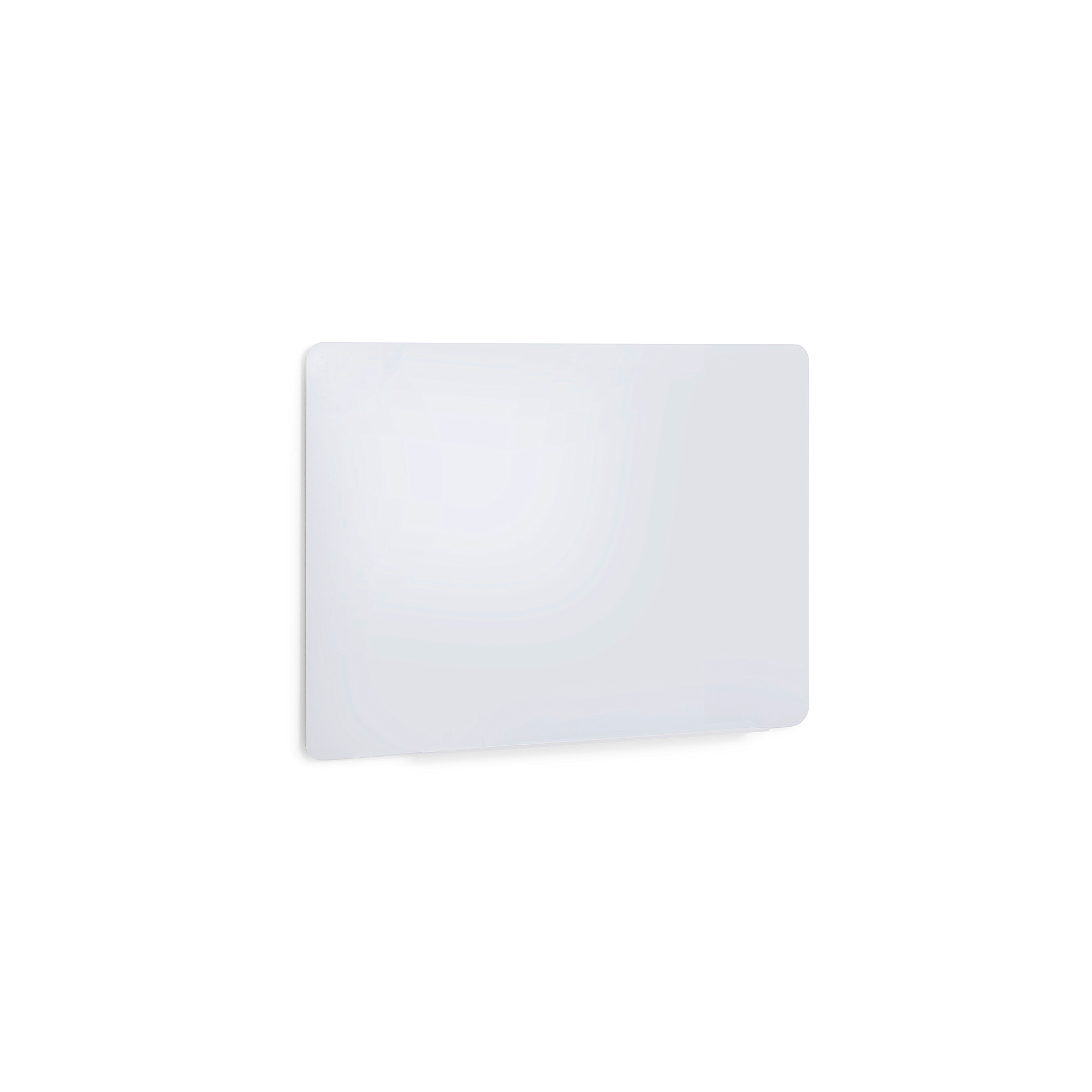 E-shop Magnetická sklenená tabuľa GLENDA, 900x600 mm, biela