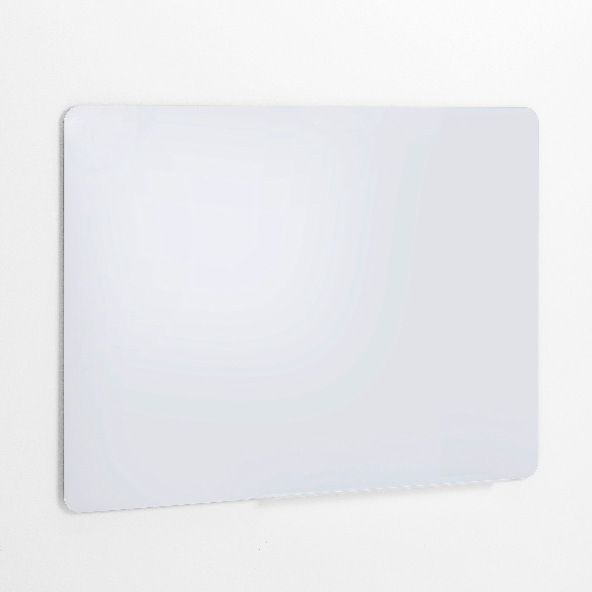 E-shop Magnetická sklenená tabuľa GLENDA, 1200x900 mm, biela