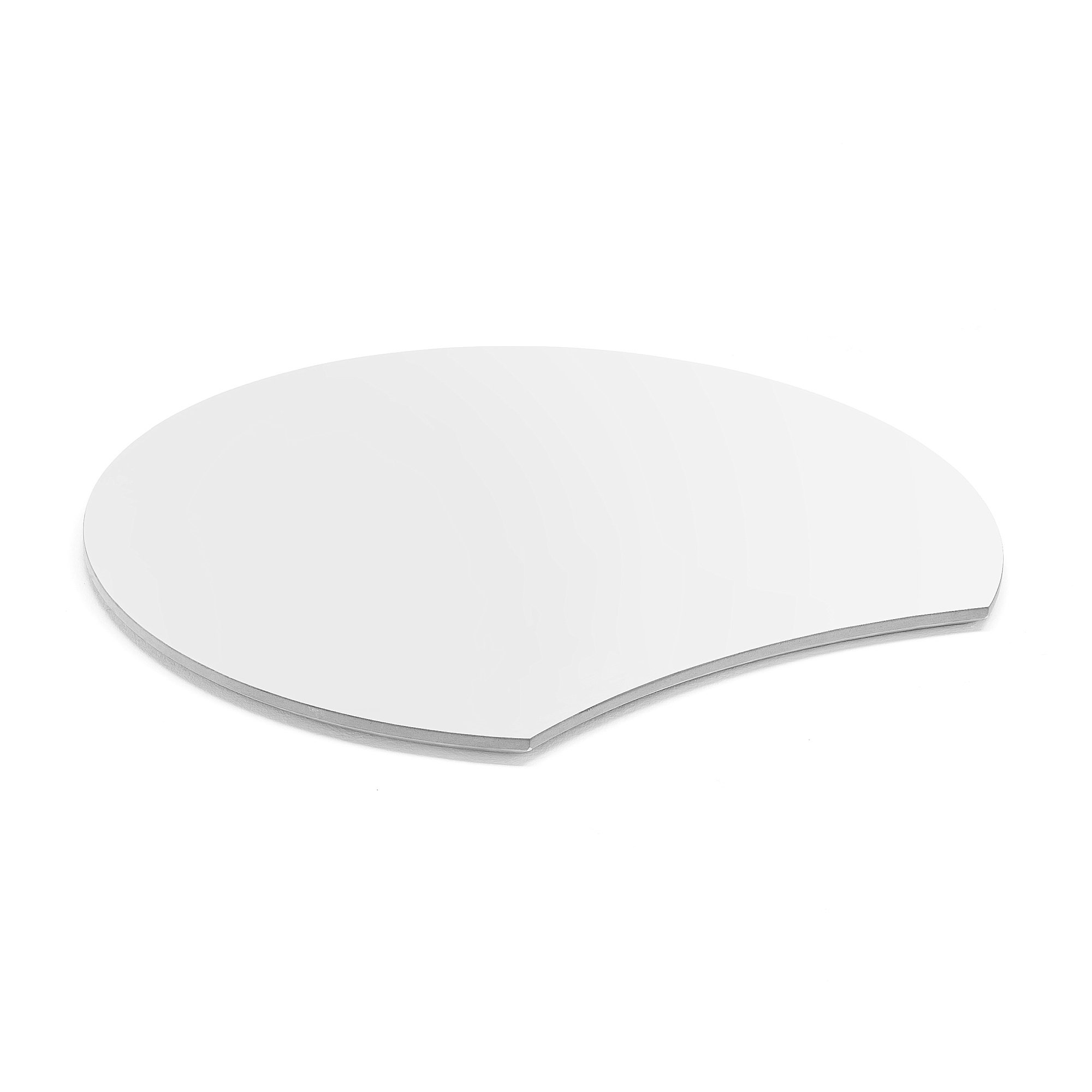 E-shop Stolová doska pre rečnícky pult, 700x630 mm, biela