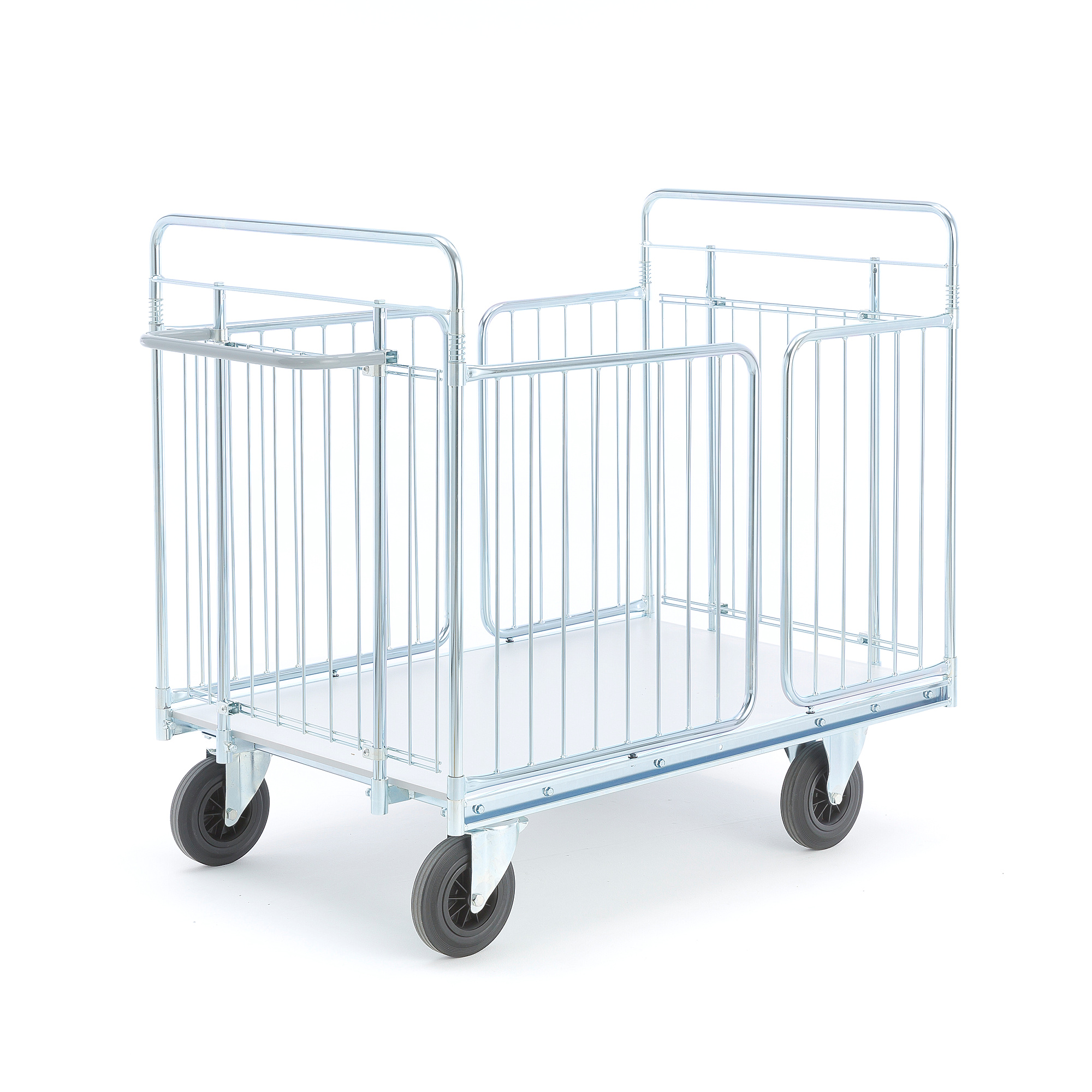 E-shop Klietkový vozík CARRIER s otváracími bočnicami, 1400x850x1180 mm