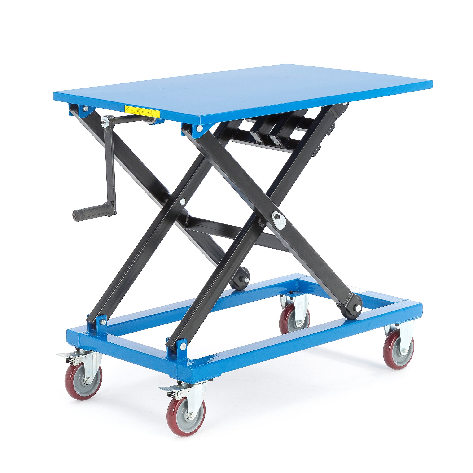 E-shop Manuálny zdvihací stôl LASER, nosnosť 300 kg, výška 440-1000 mm