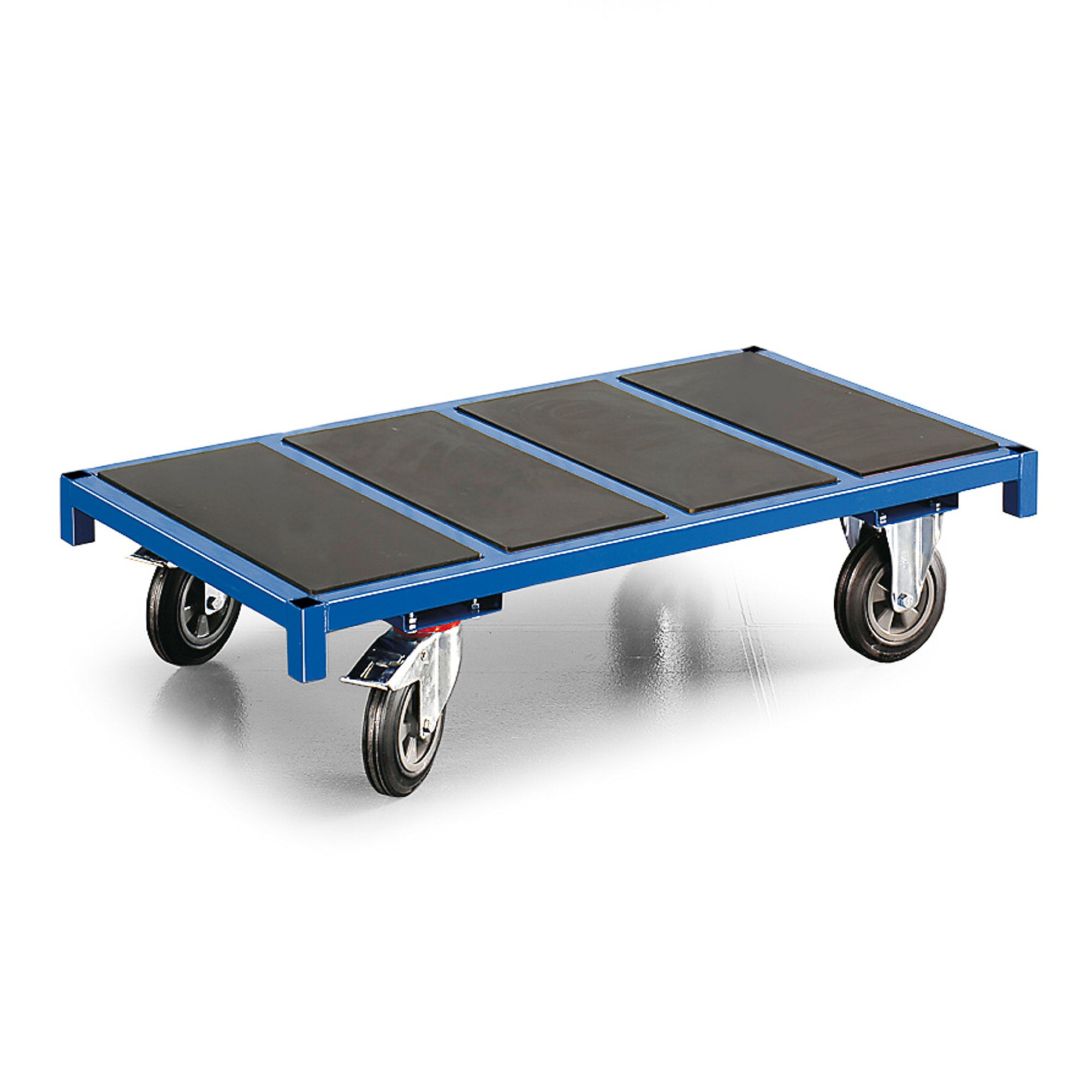Levně Plošinový vozík EMBARK, 600 kg, 1300x700x250 mm, modrý
