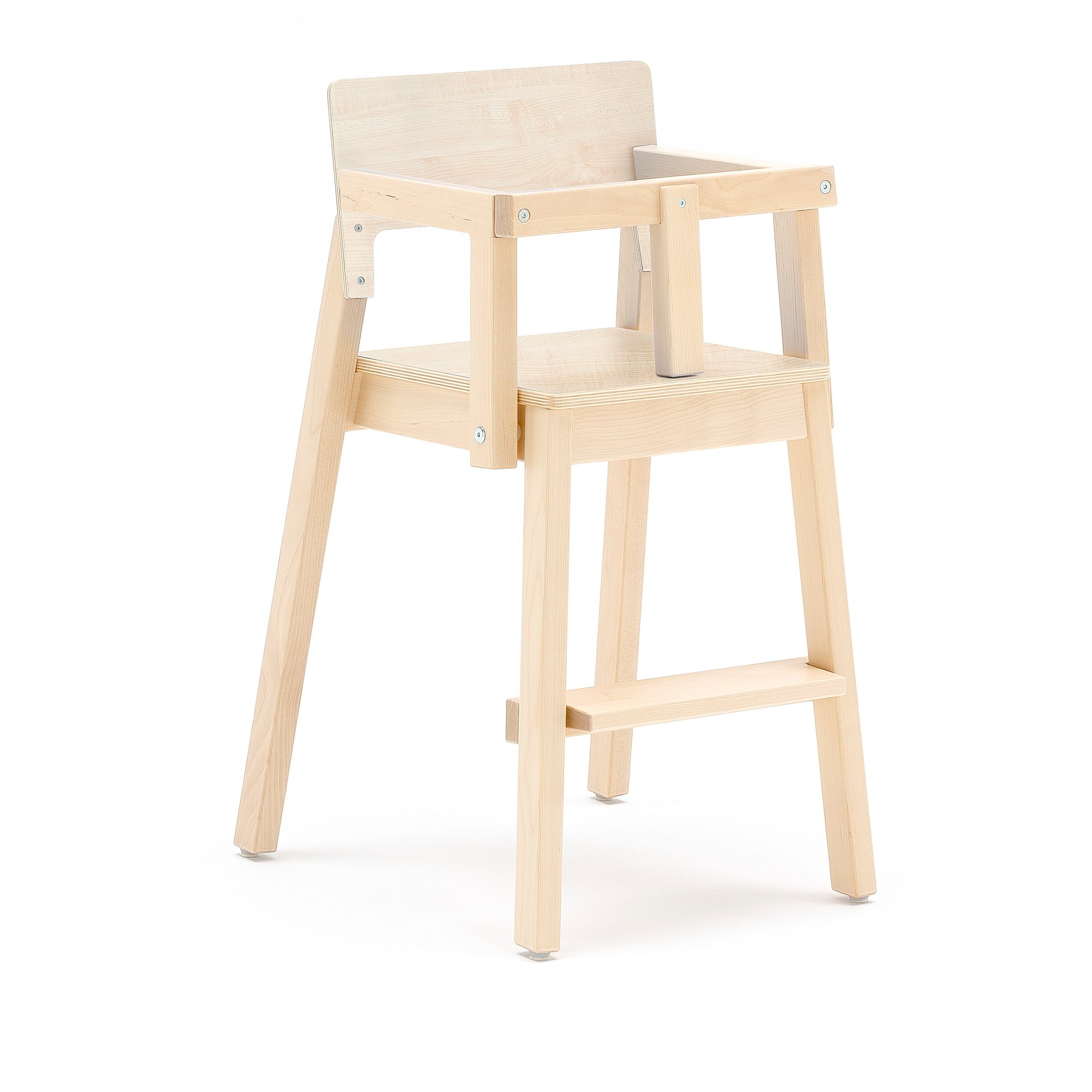 E-shop Detská jedálenská stolička LOVE, V 500 mm, breza, laminát - breza