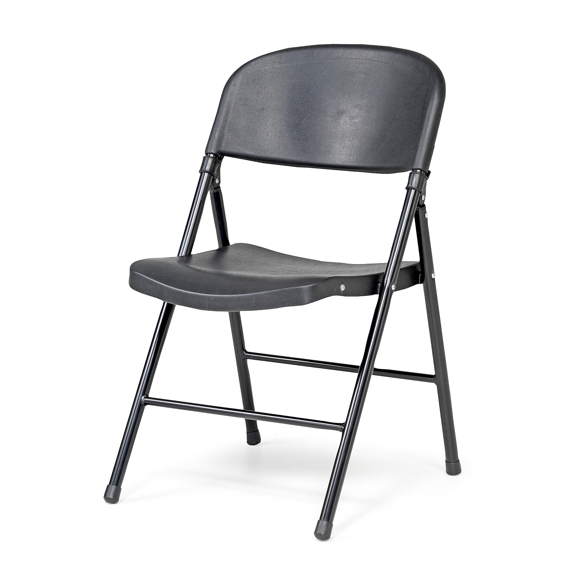 Levně Skládací židle PAISLEY, plastová, černá