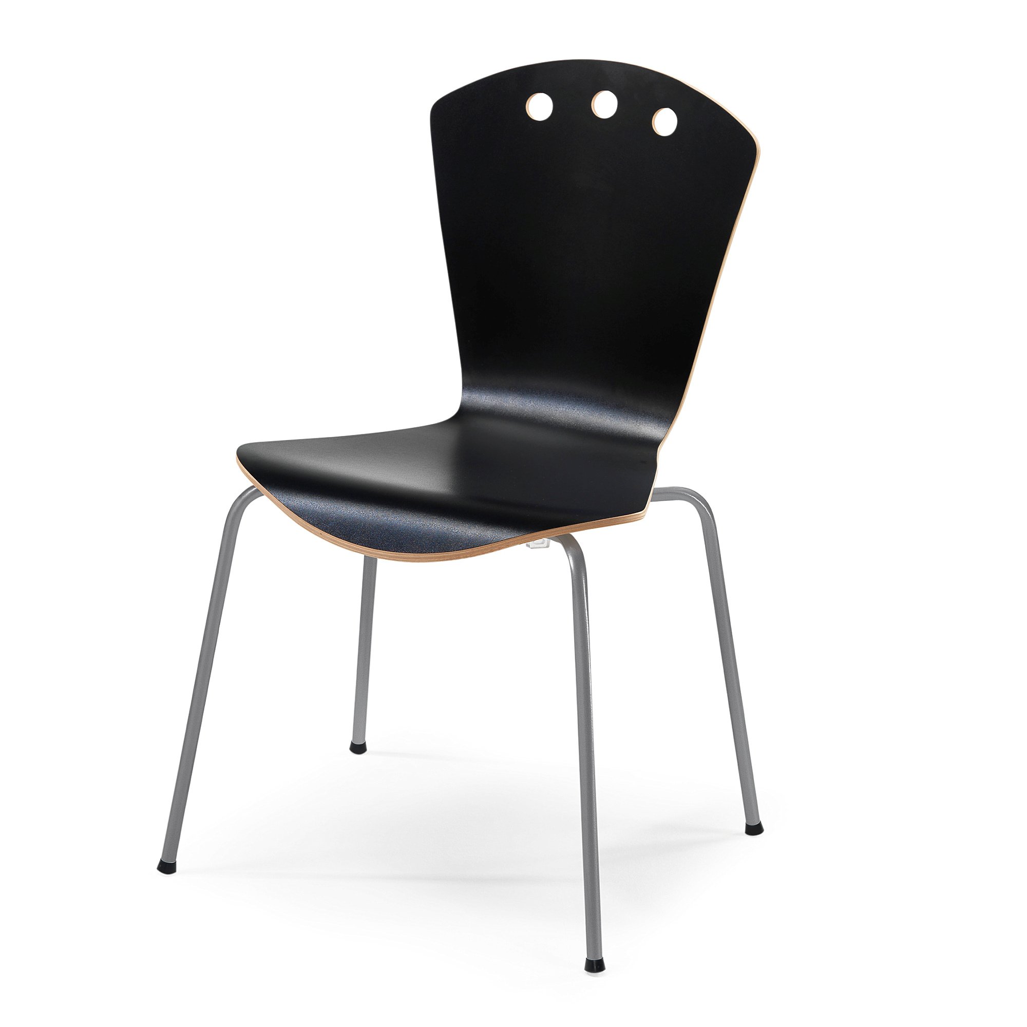 Levně Jídelní židle ORLANDO, černá, al-lak