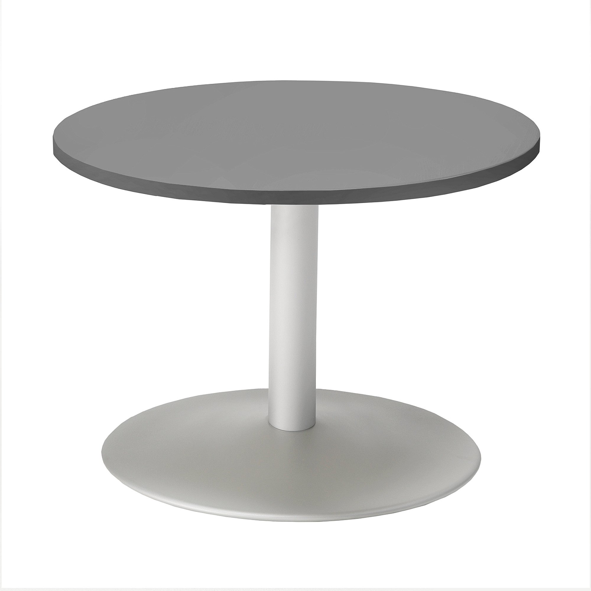 Konferenční stolek MONTY, Ø700 mm, šedá/šedá