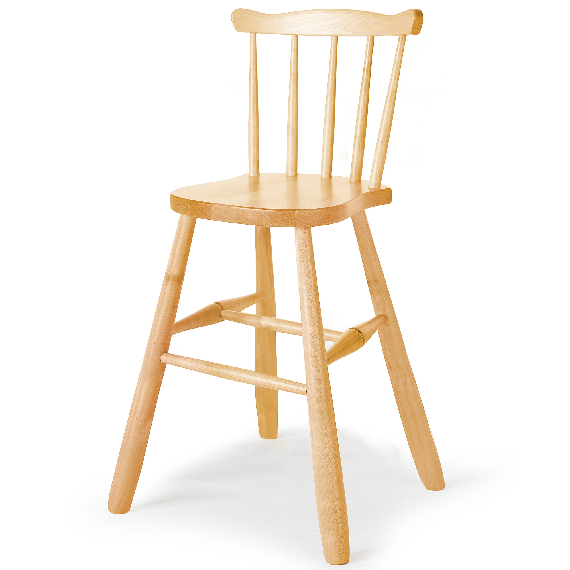 Dětská židle BASIC, výška 520 mm, bříza