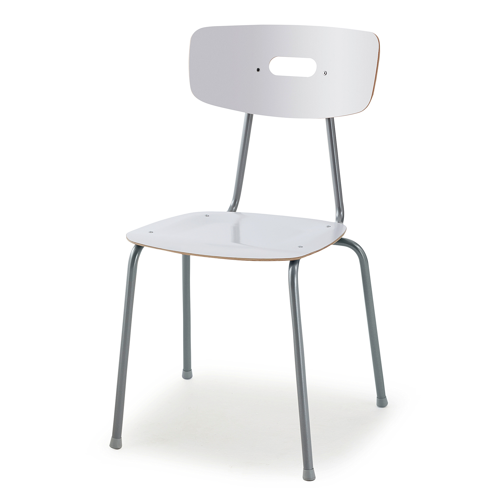 E-shop Detská jedálenská stolička AVE, V 440 mm, biela