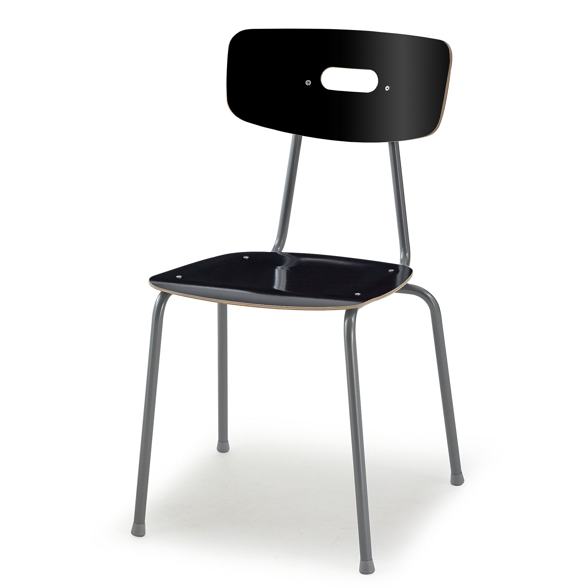 E-shop Detská jedálenská stolička AVE, V 440 mm, čierna