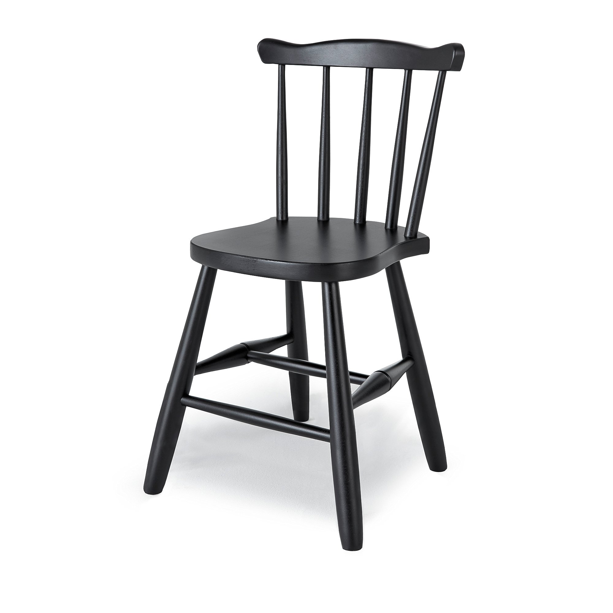 E-shop Detská stolička BASIC, V 390 mm, čierna