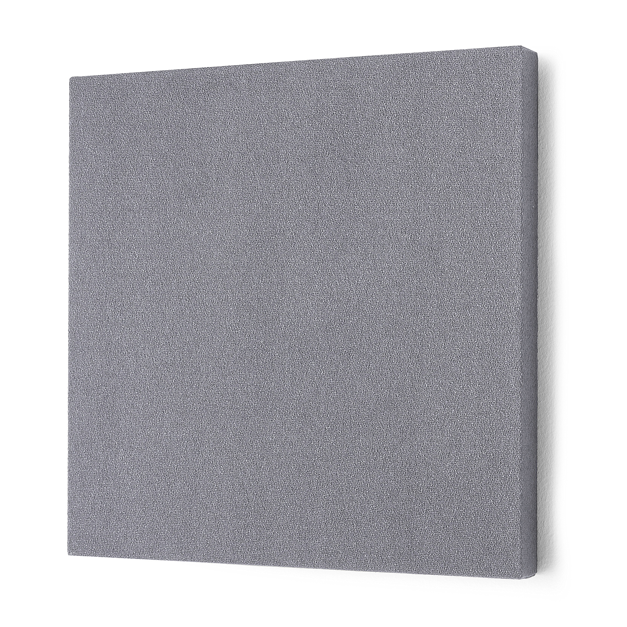 Akustický panel POLY, čtverec, 600x600x56 mm, světle šedý