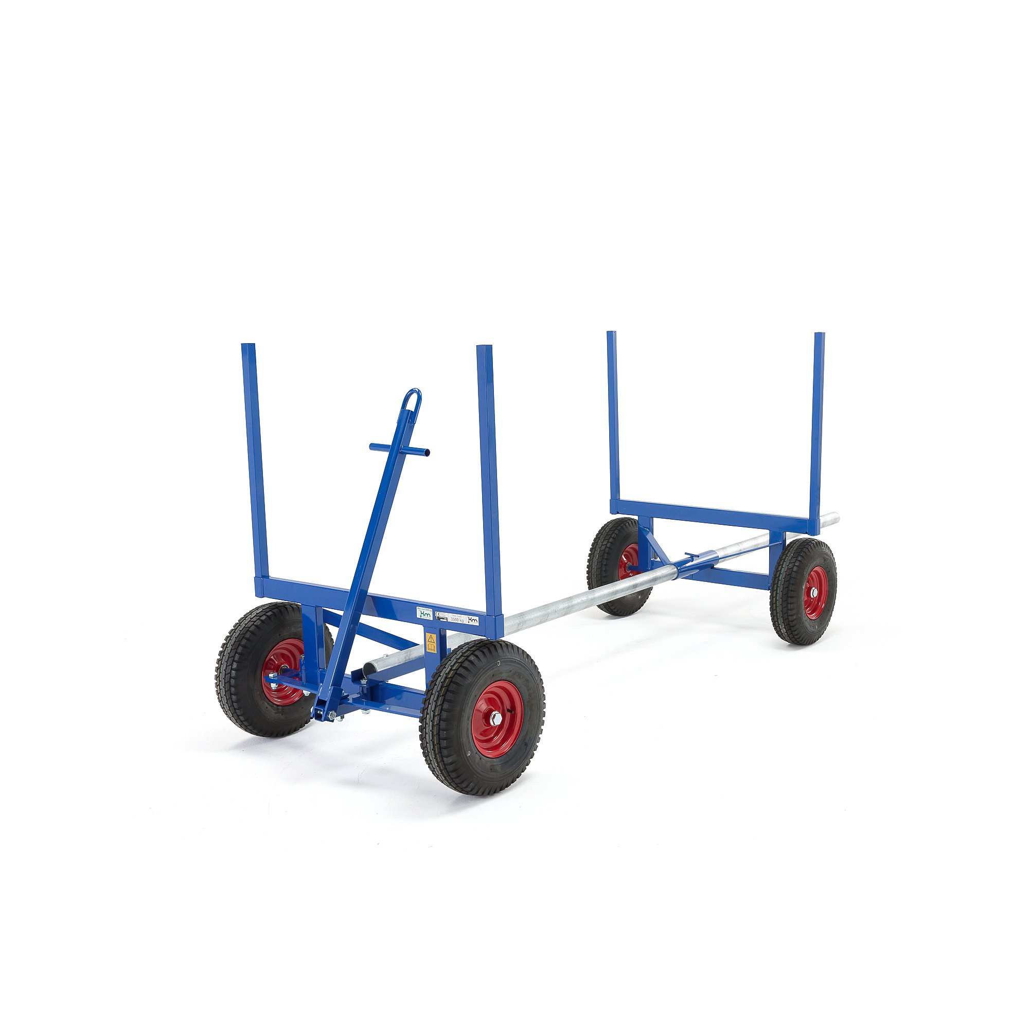 E-shop Prepravný vozík na prepravu dlhých materiálov GRAHAM, nosnosť 3500 kg
