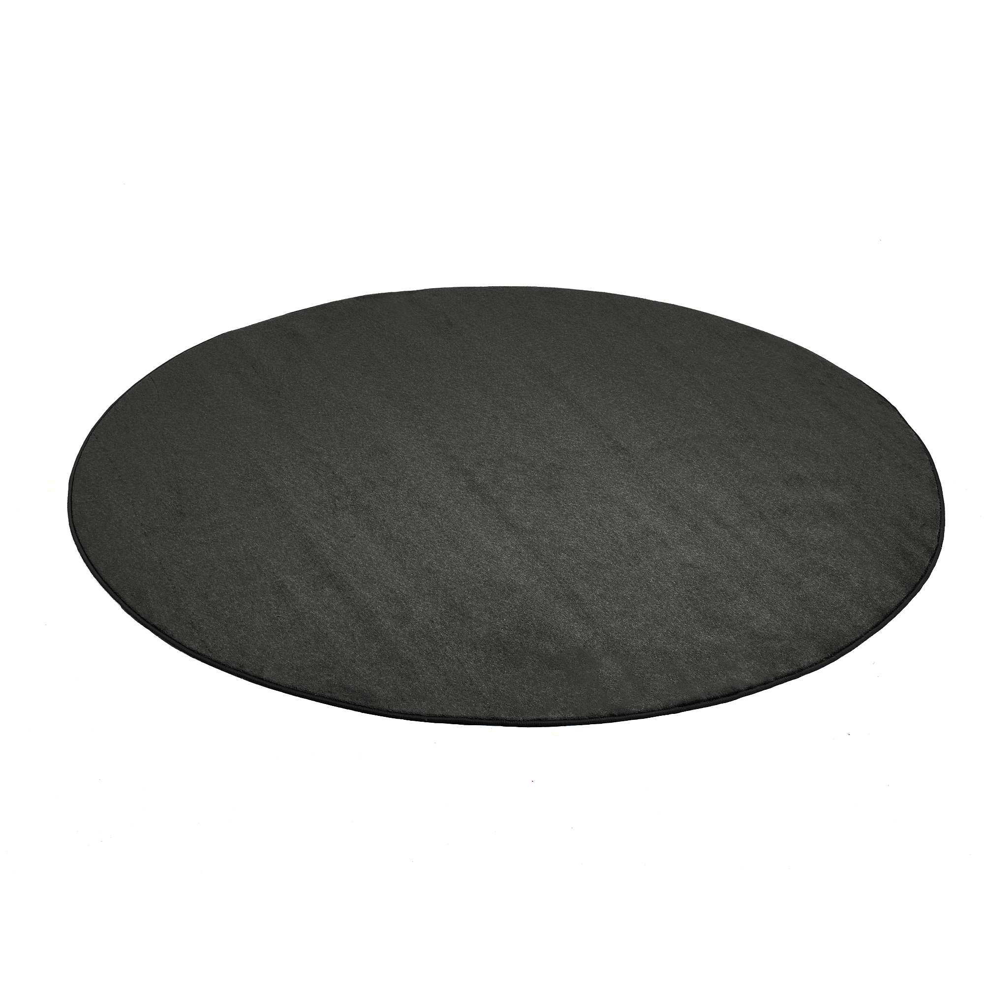 Levně Kulatý koberec KALLE, Ø4000 mm, tmavě šedý
