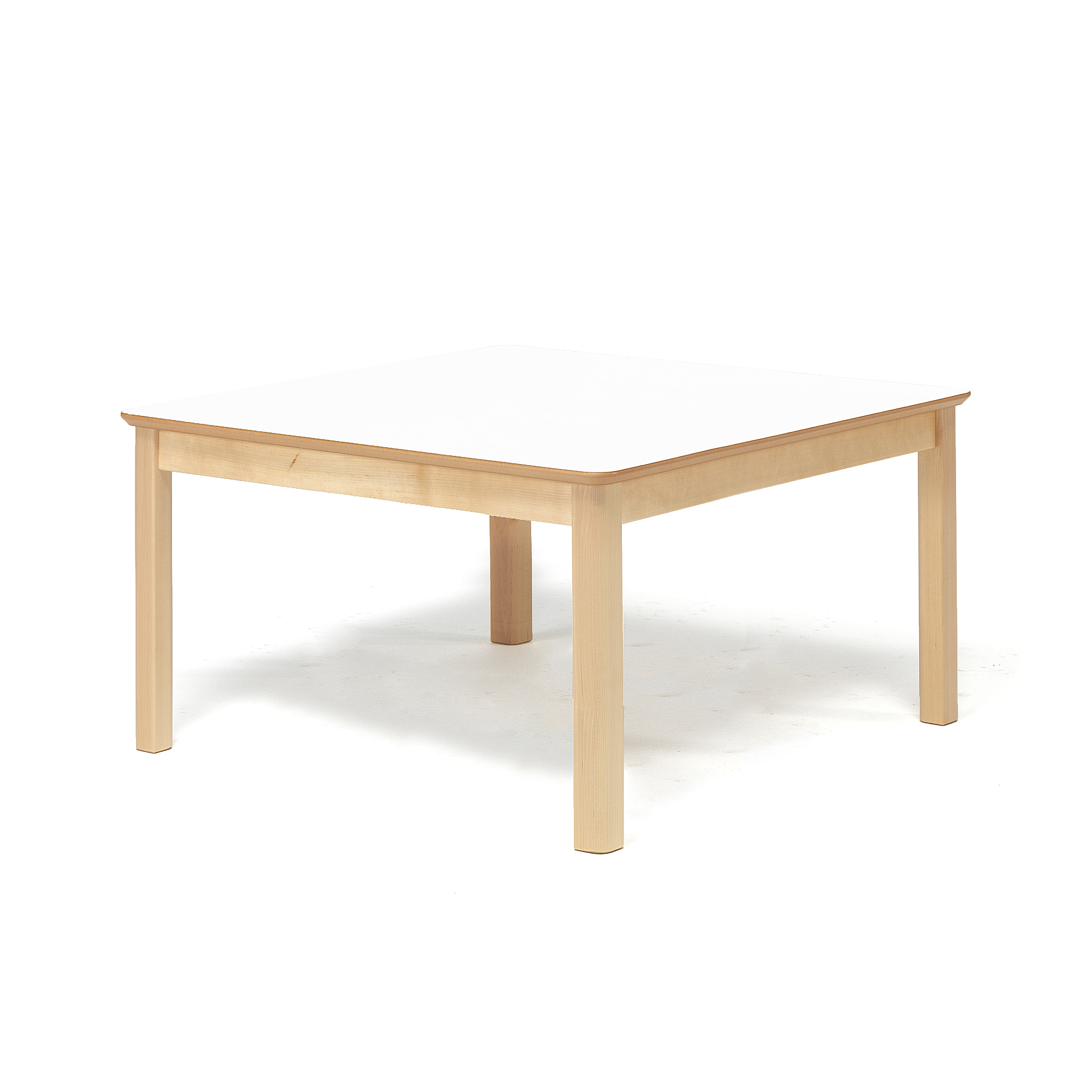 E-shop Detský stôl ZET, breza + biela, 800x800x500 mm