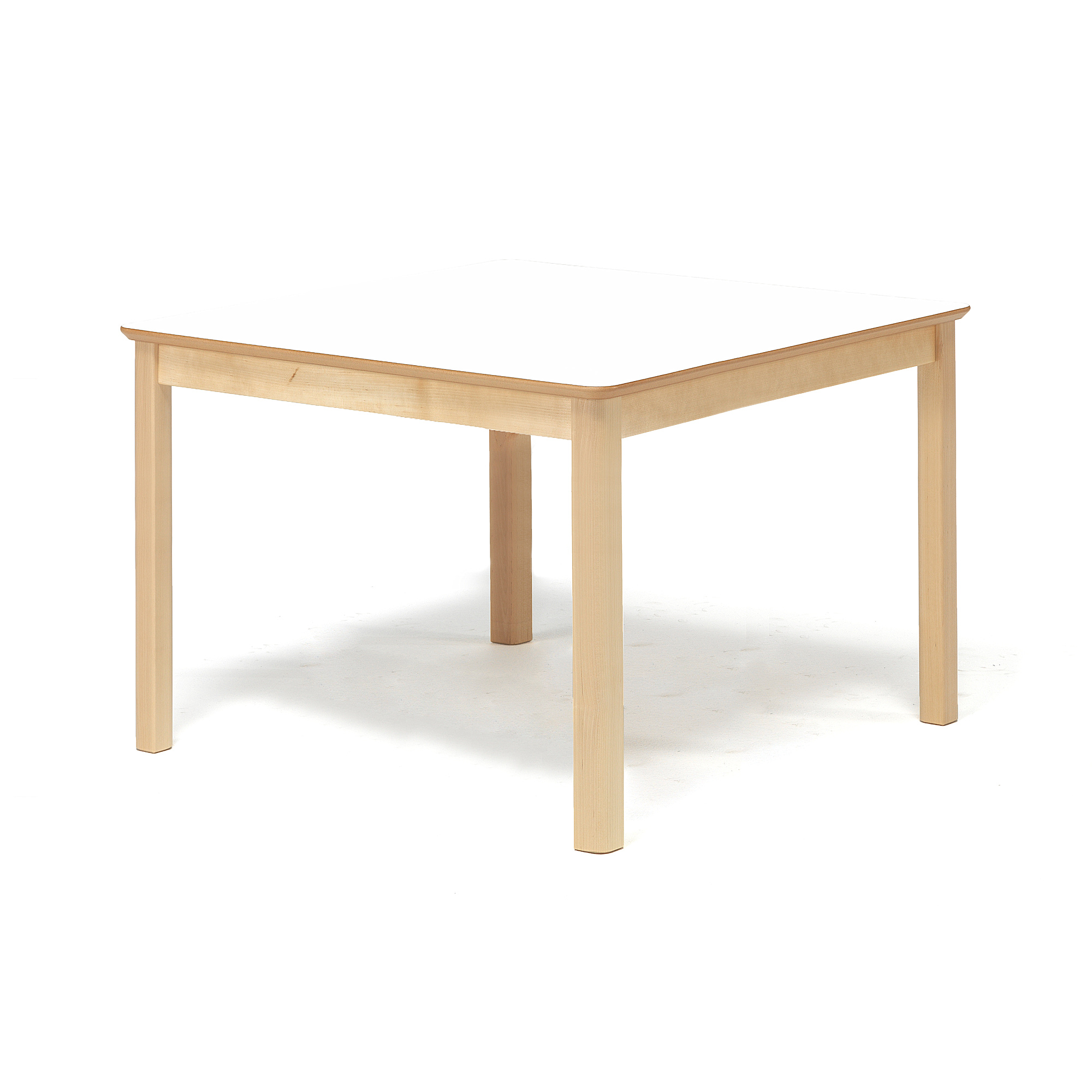 E-shop Detský stôl ZET, breza + biela, 800x800x630 mm