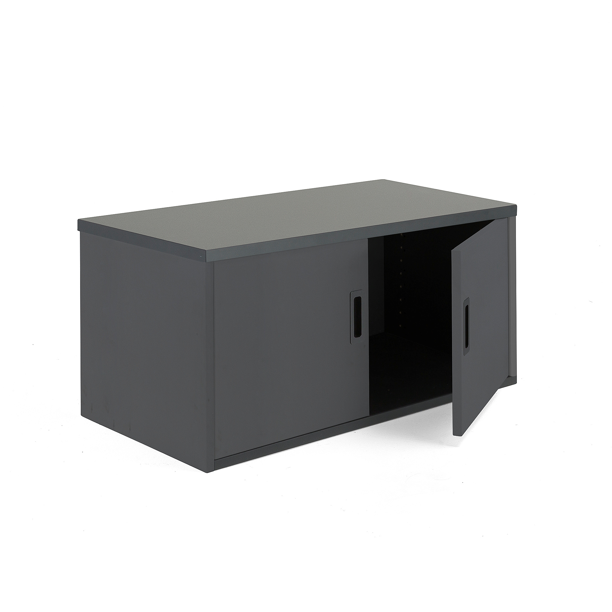 Kancelárska skriňa MODULUS, 400x800x400 mm, čierna
