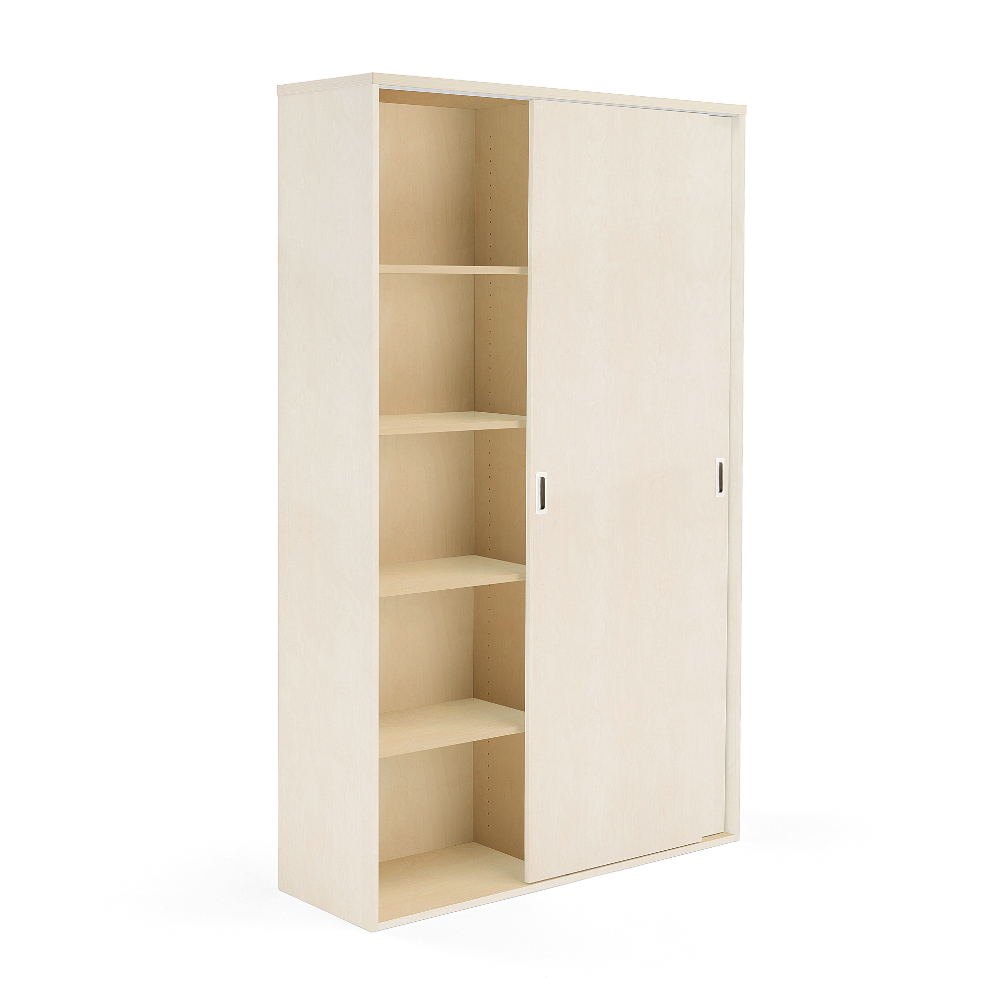 Kancelárska skriňa s posuvnými dverami MODULUS XL, 2000x1200 mm, breza