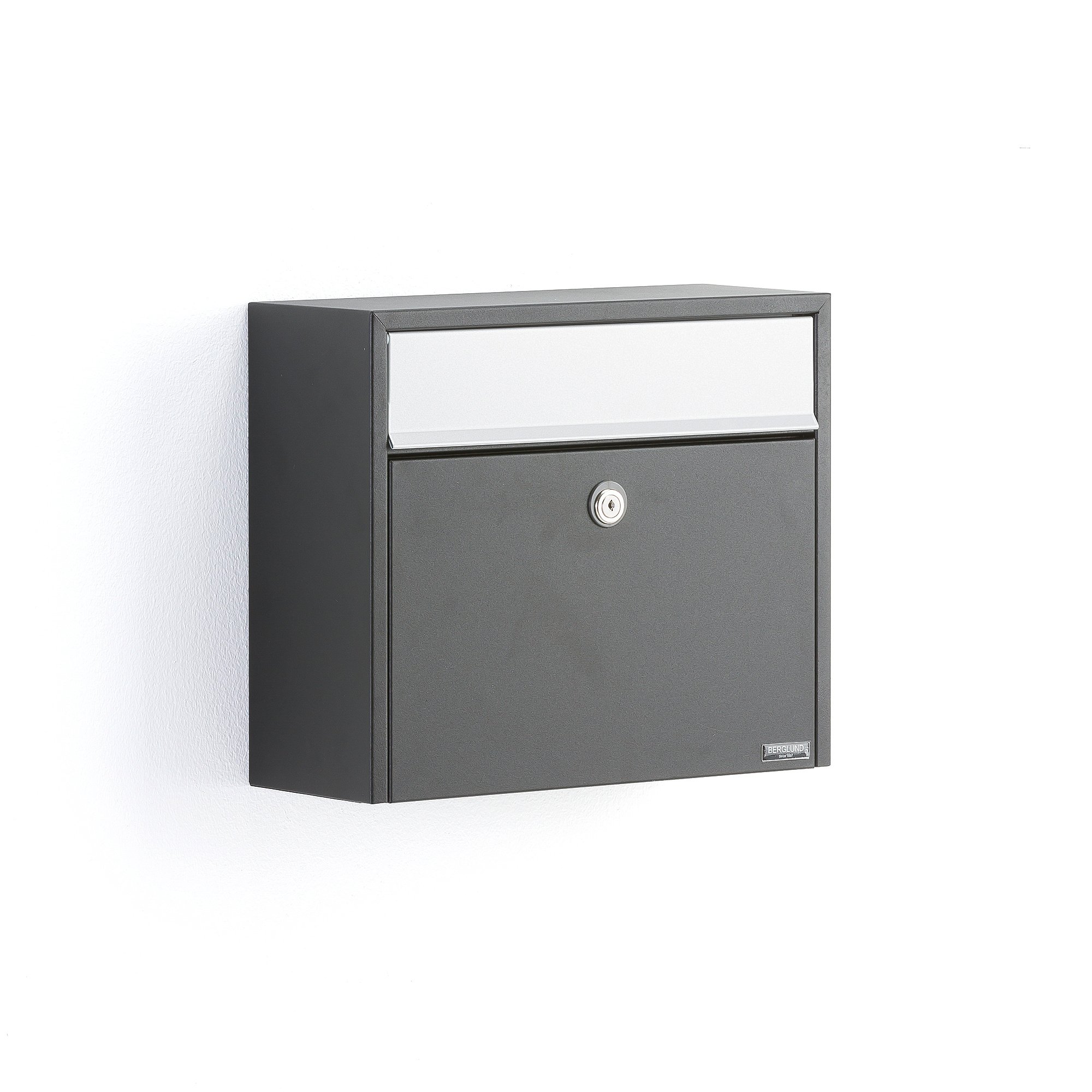Poštová schránka GAZETTE, 330x390x150 mm, čierna