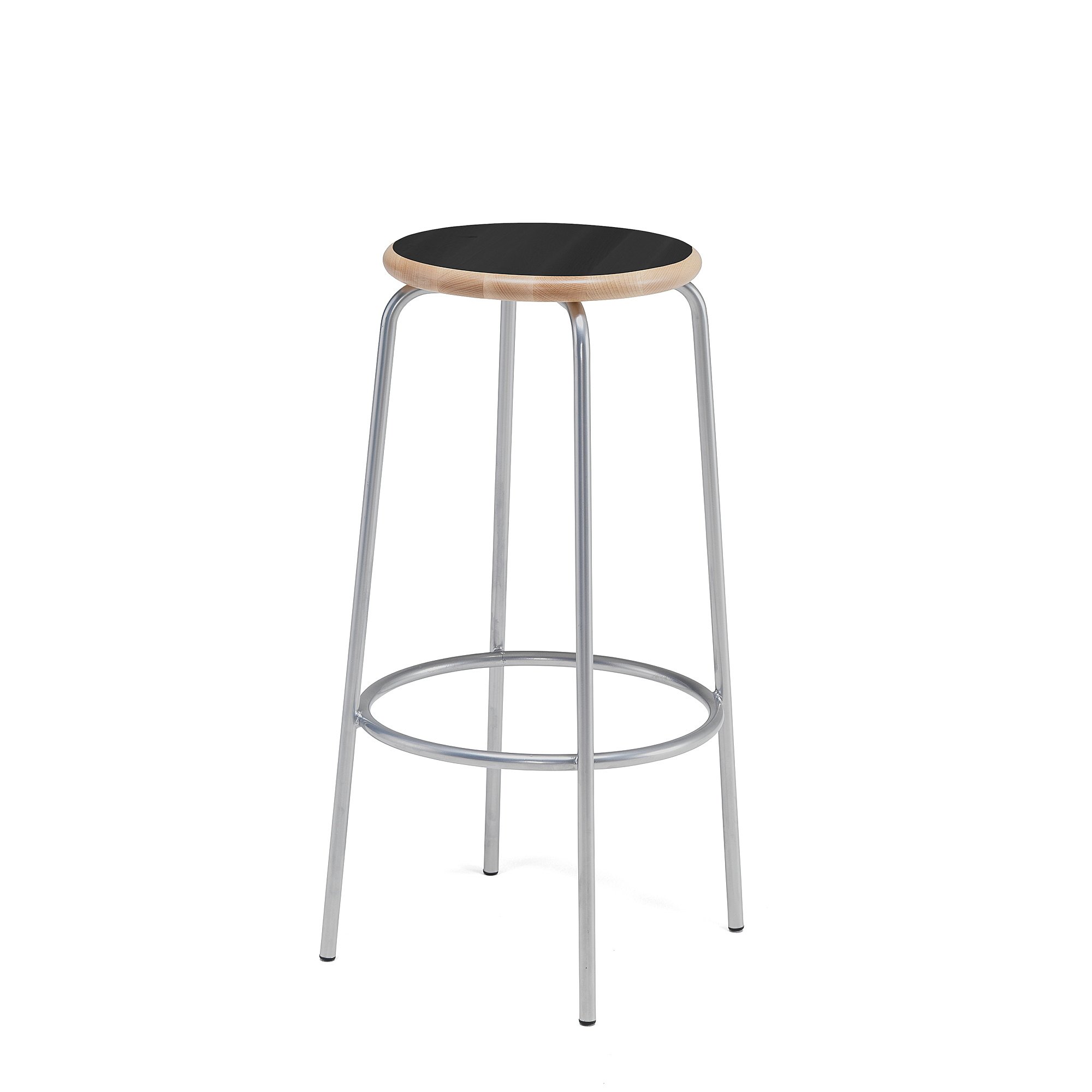 E-shop Barová stolička TIM, čierna, V 800 mm