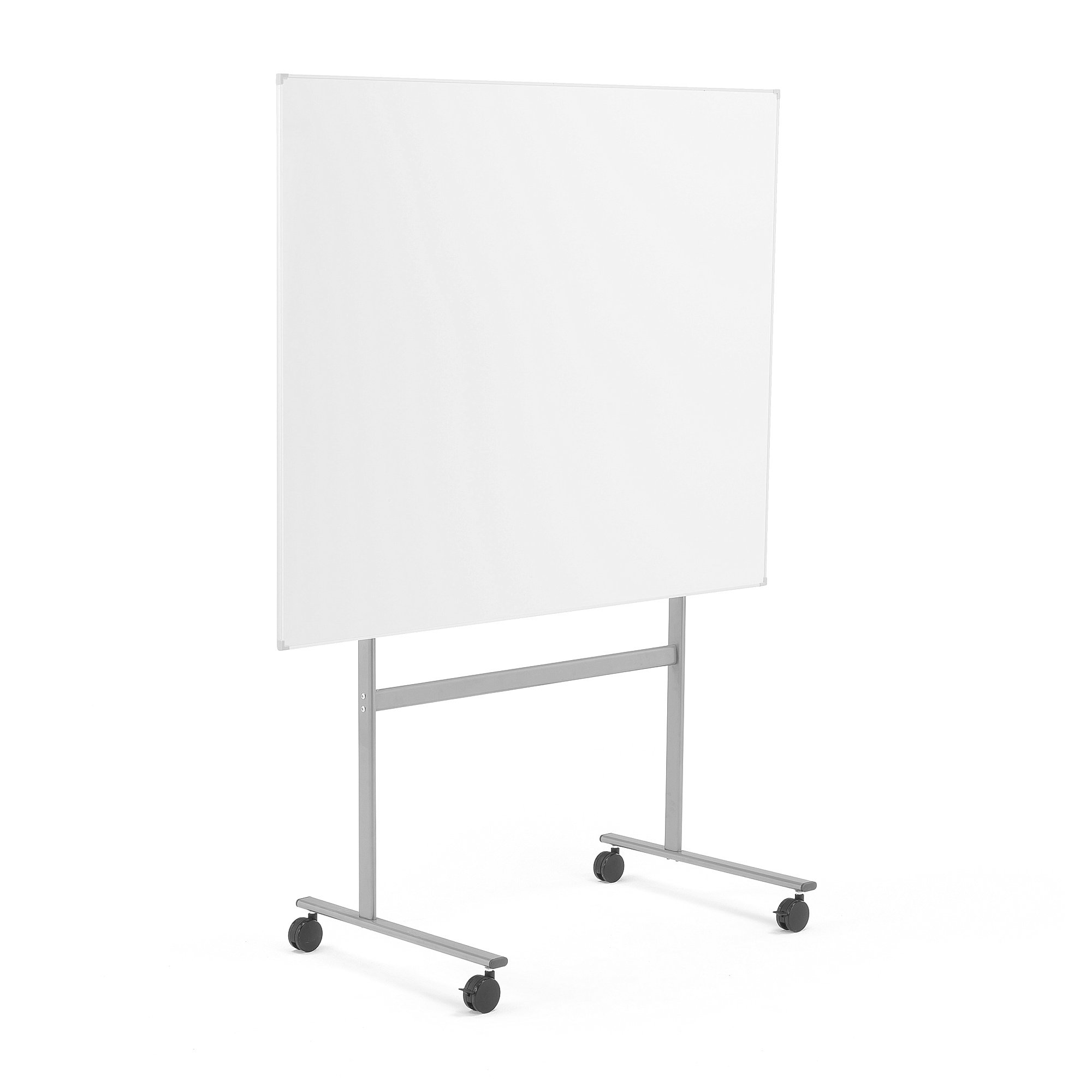 E-shop Biela magnetická tabuľa s kolieskami DORIS, 1500x1200 mm