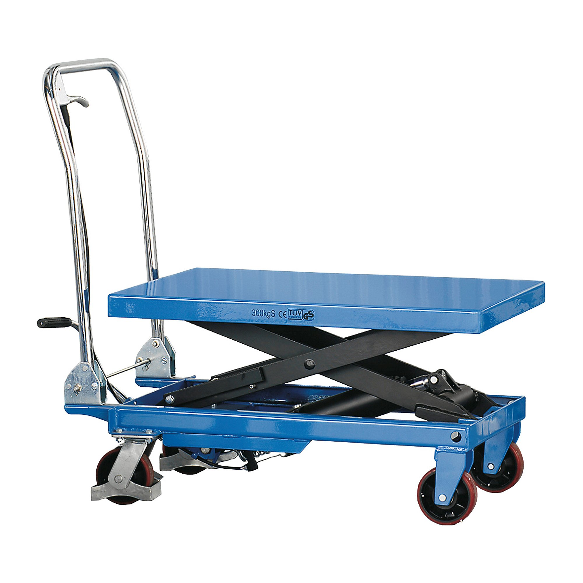 E-shop Hydraulický zdvihací stôl ACE, nosnosť 300 kg, výška 285-880 mm