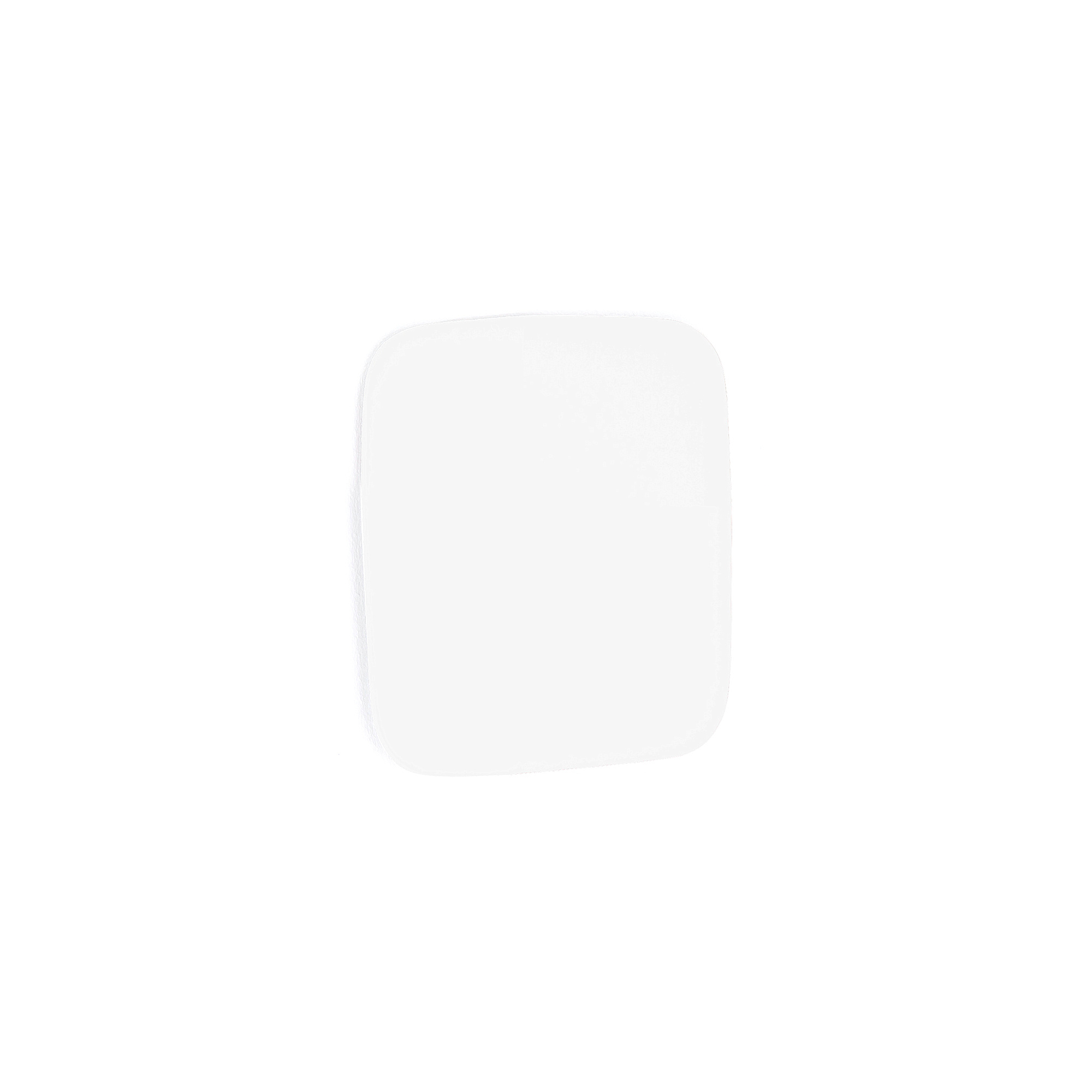 E-shop Sklenená magnetická tabuľa STELLA, so zaoblenými rohmi, 300x300 mm, biela