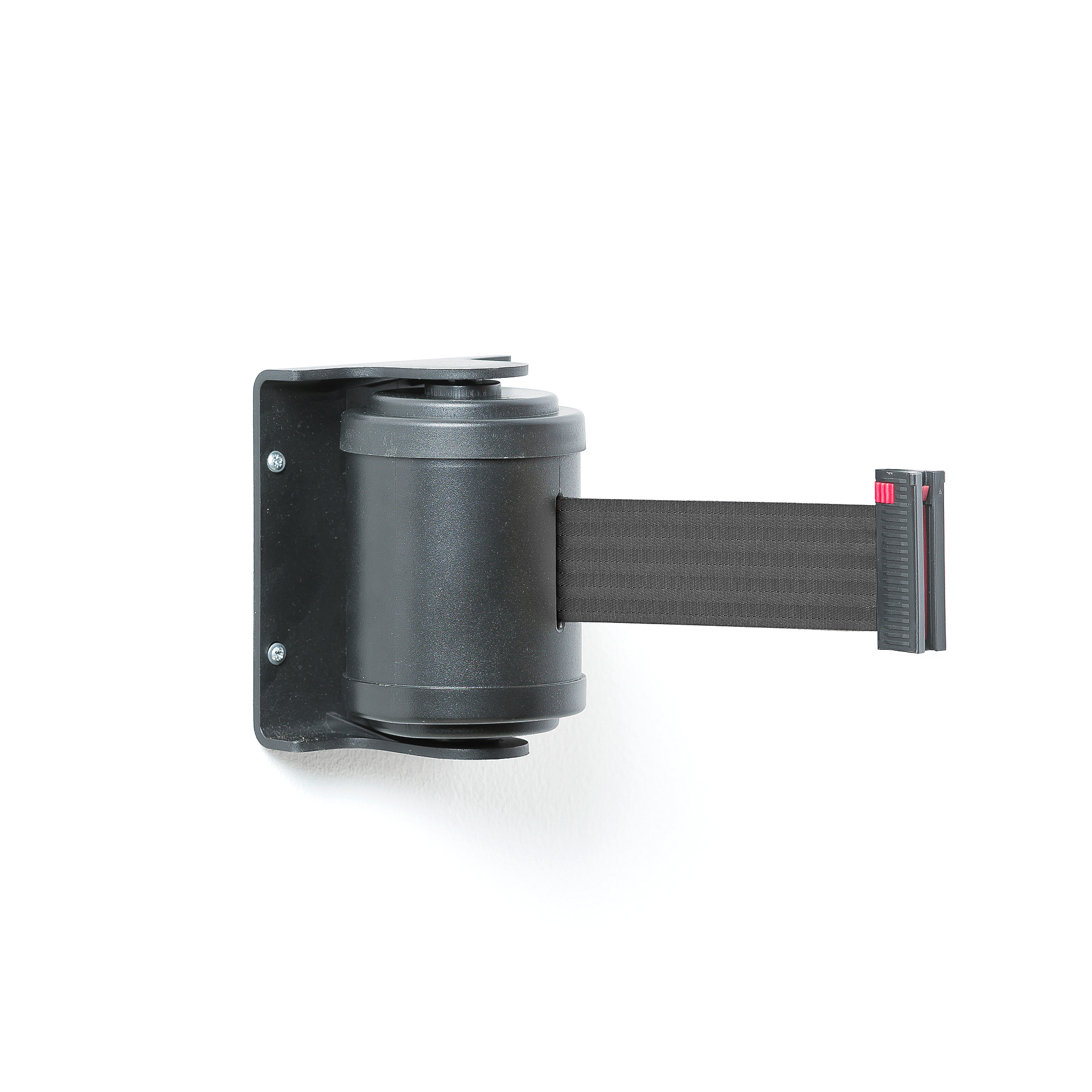 E-shop Bariérový systém, 180°, D 4500 mm, čierny, čierna páska