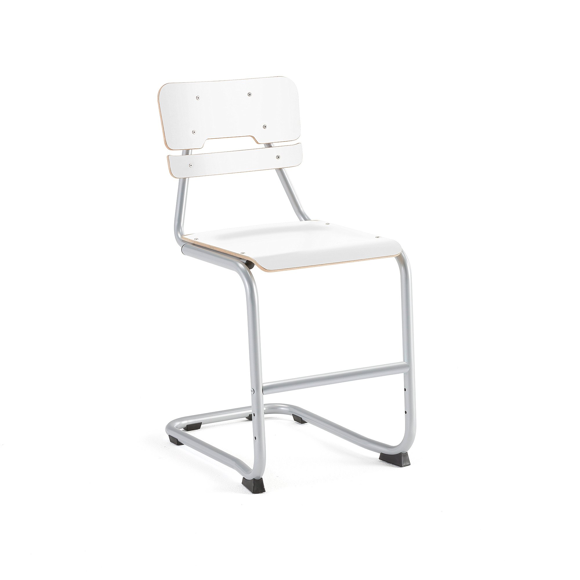 Školní židle LEGERE I, výška 500 mm, bílá