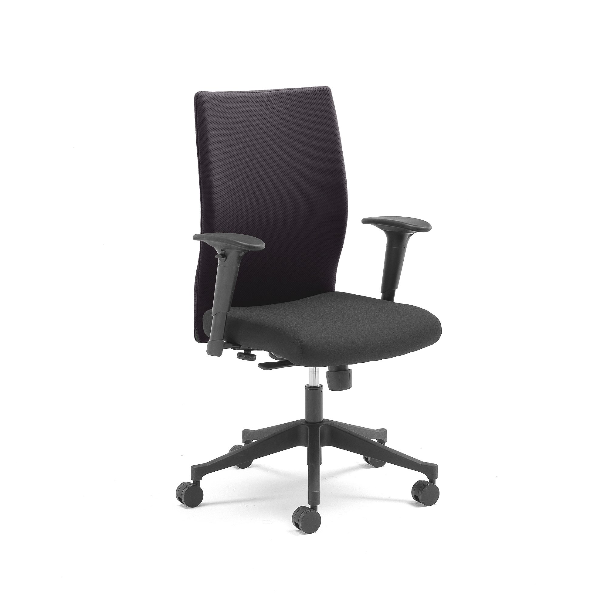 Kancelářská židle MILTON, s područkami, černá