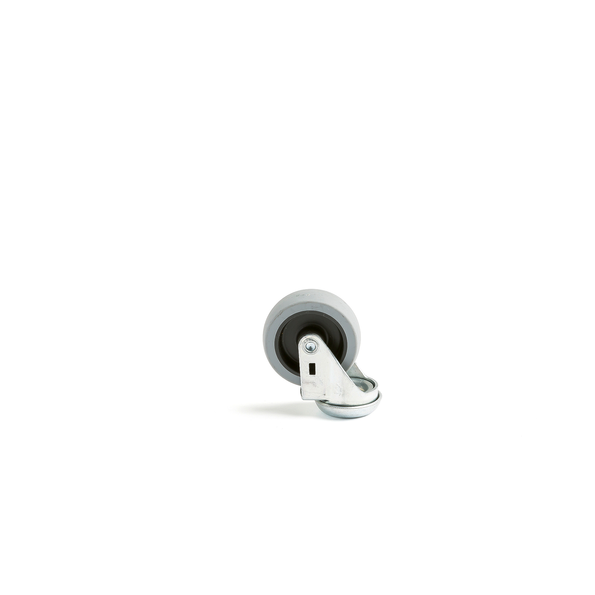 E-shop Otočné gumové koliesko, 50x19 mm, nosnosť 40 kg
