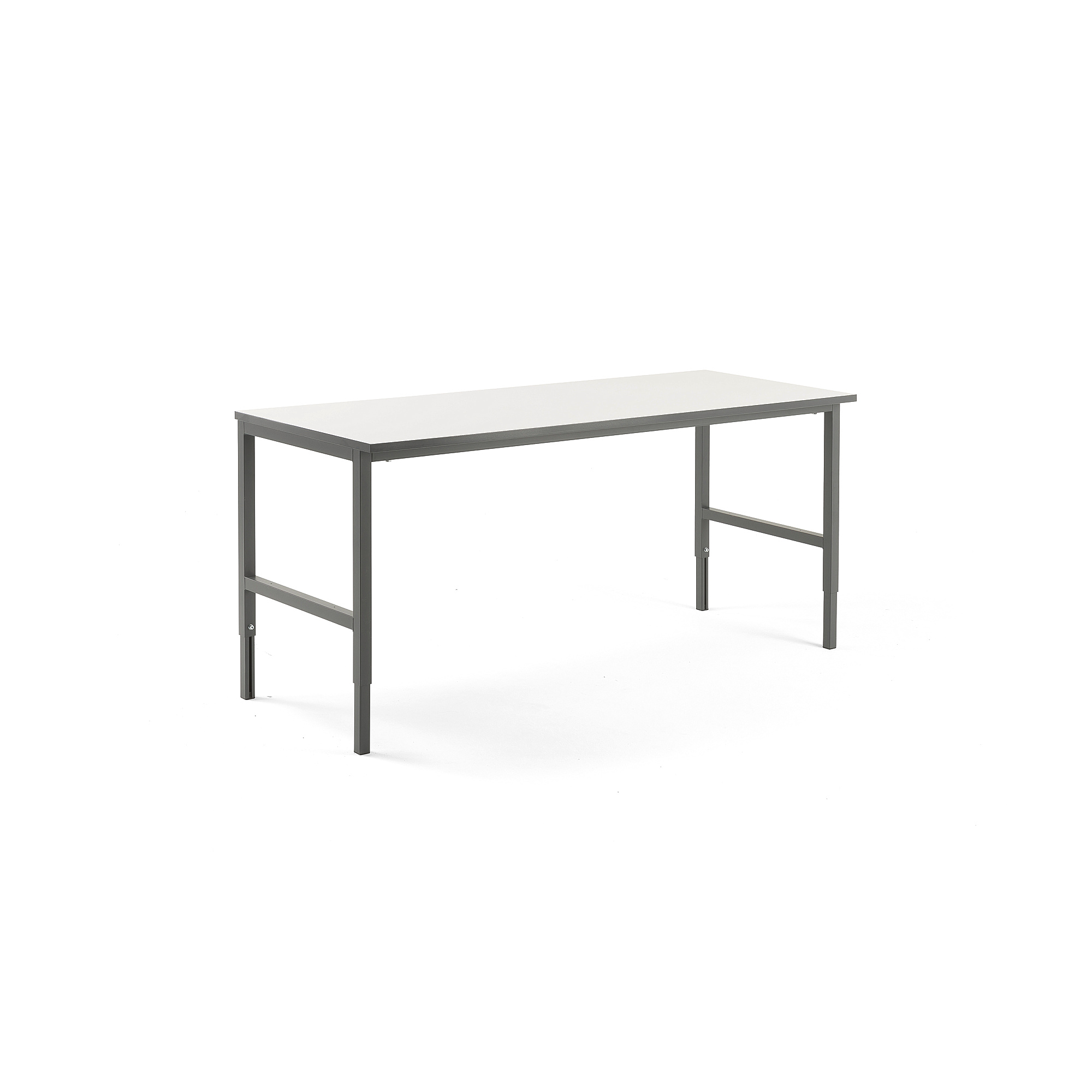 E-shop Dielenský stôl CARGO, 2000x750 mm, biela / šedá