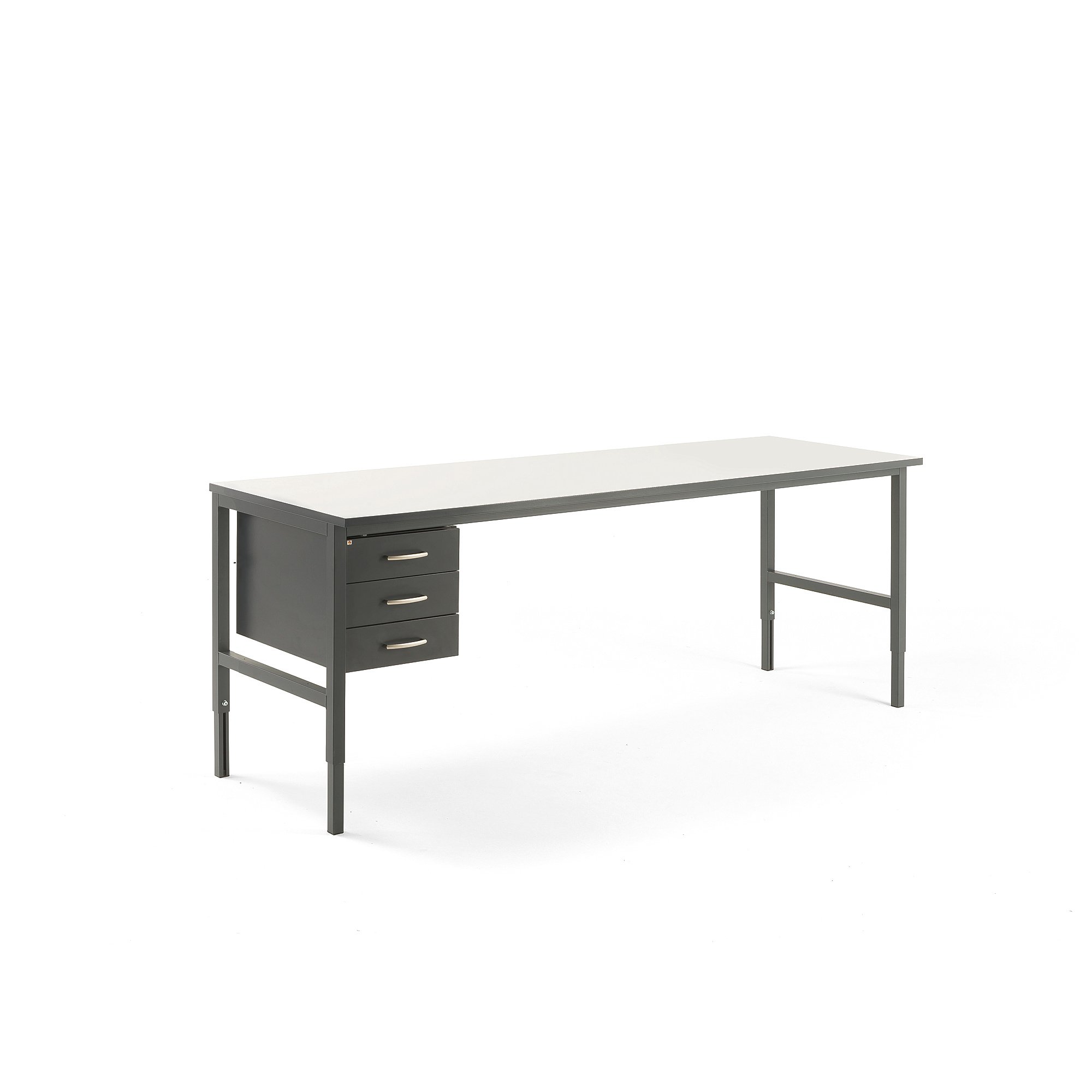 E-shop Dielenský stôl Cargo, 2400x750 mm, 3 zásuvky