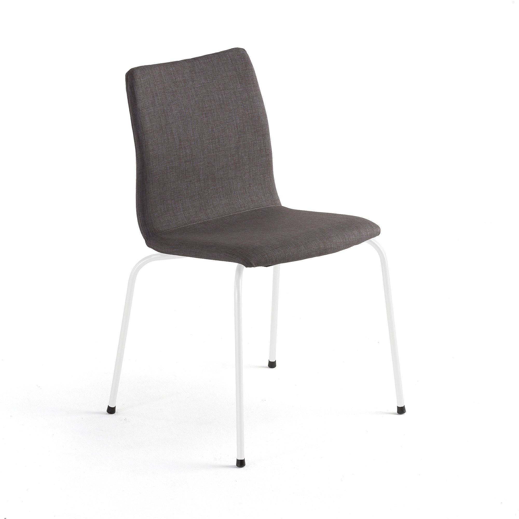 E-shop Konferenčná stolička OTTAWA, šedá tkanina, biela